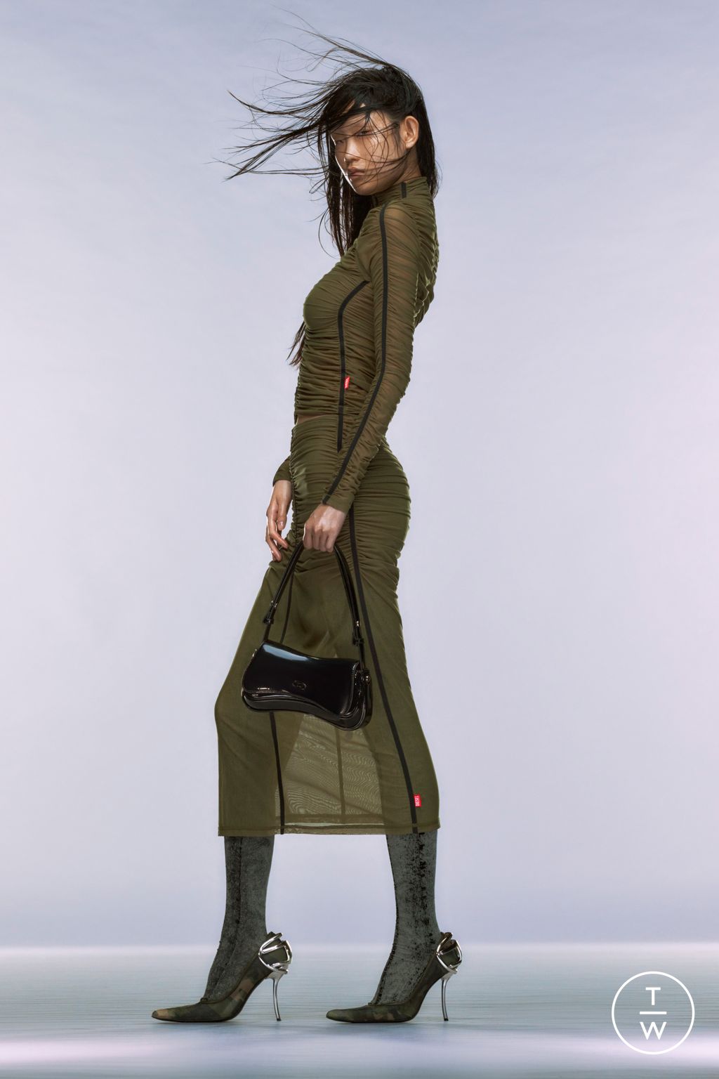 Fashion Week Milan Resort 2025 look 37 from the DIESEL collection womenswear