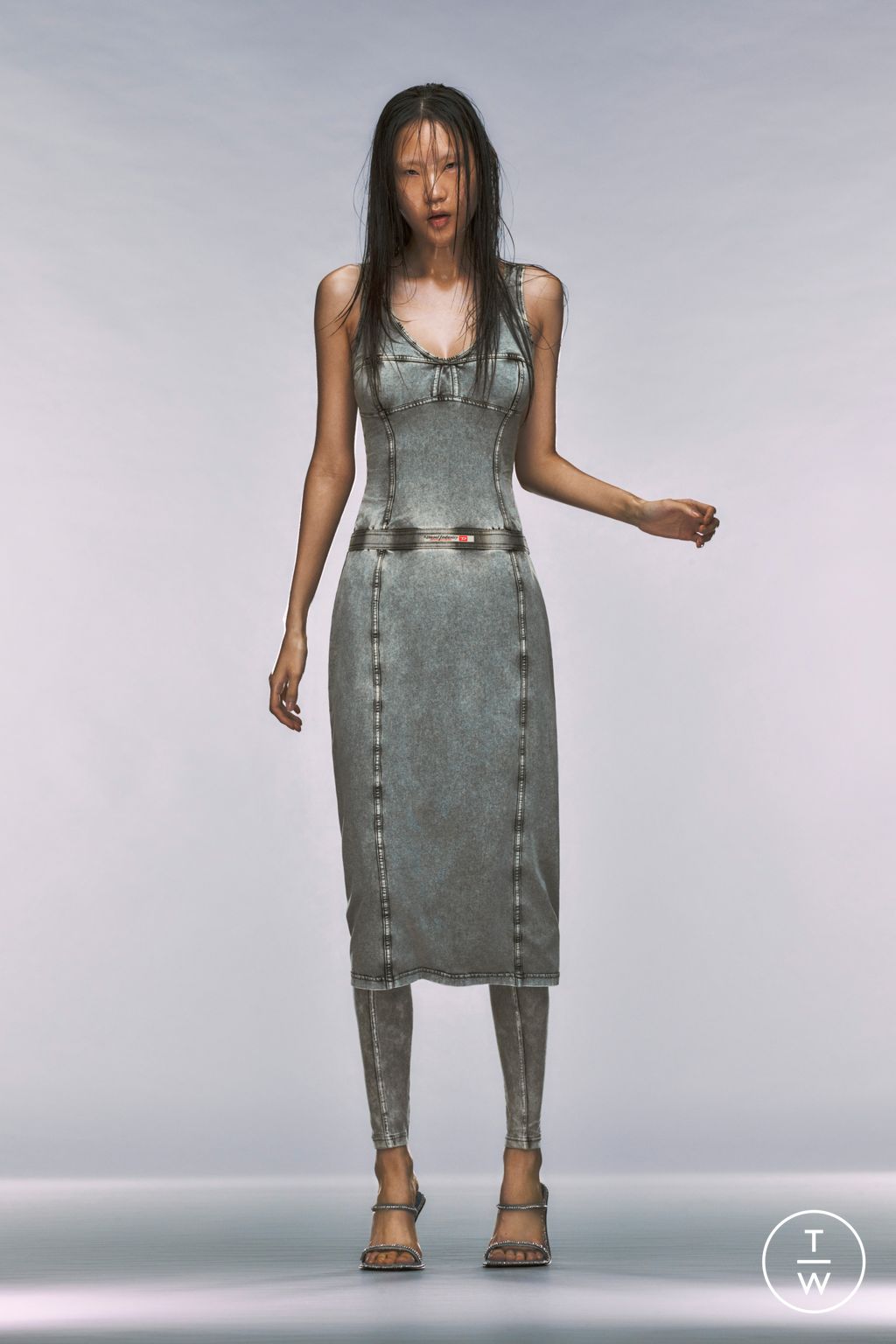 Fashion Week Milan Resort 2025 look 46 from the DIESEL collection womenswear