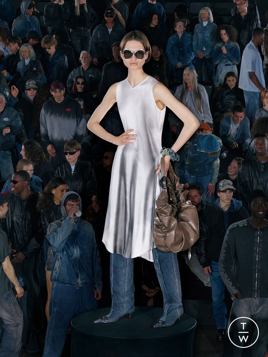 Fashion Week Milan Resort 2026 look 17 from the DIESEL collection womenswear