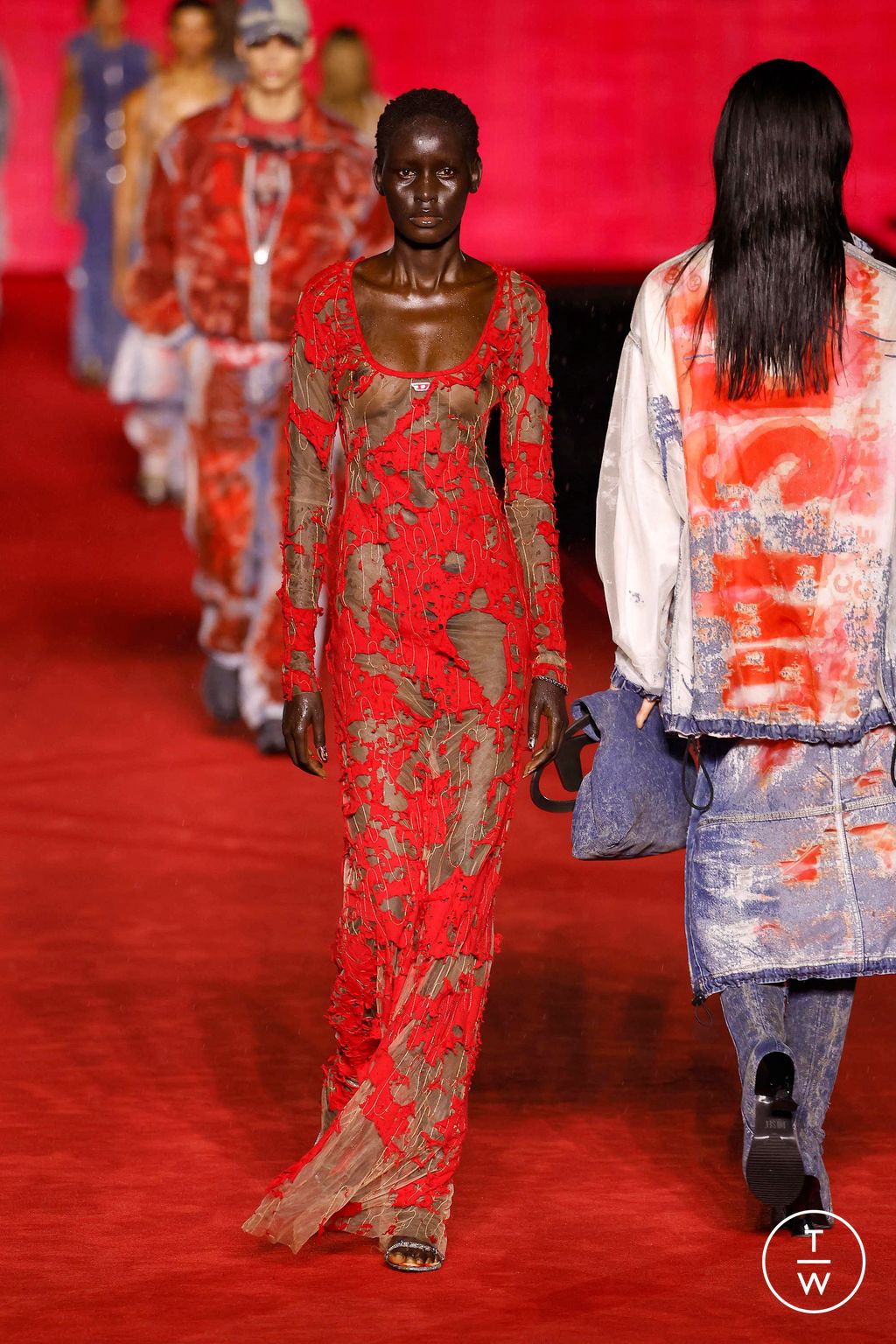 Fashion Week Milan Spring/Summer 2024 look 9 de la collection DIESEL womenswear