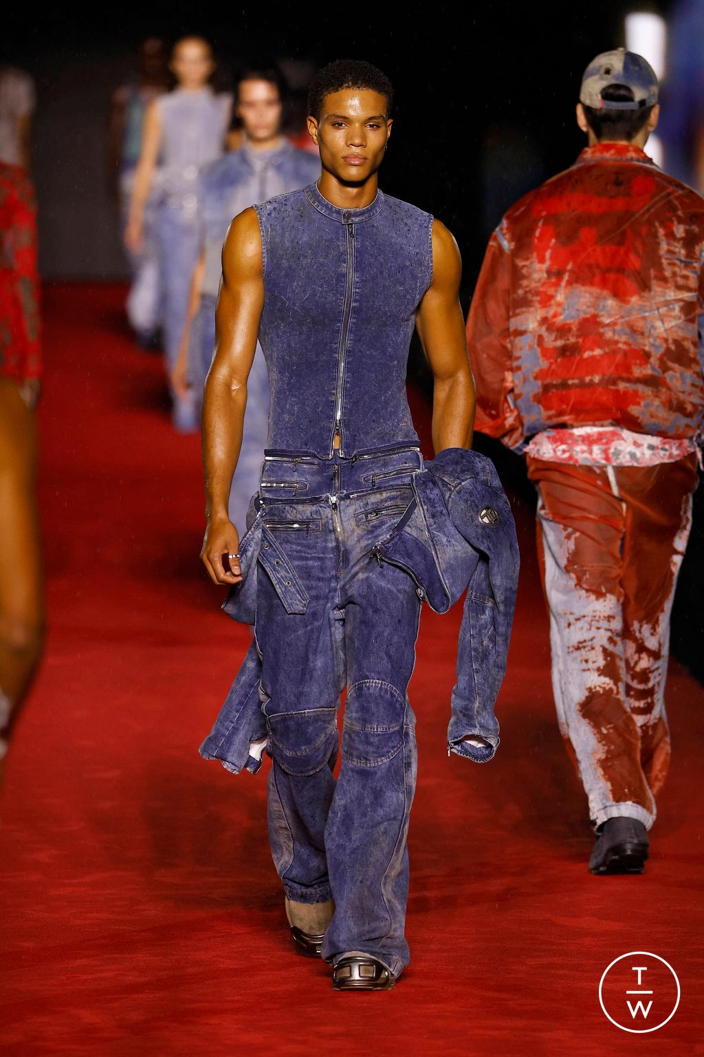 Fashion Week Milan Spring/Summer 2024 look 12 from the DIESEL collection 女装