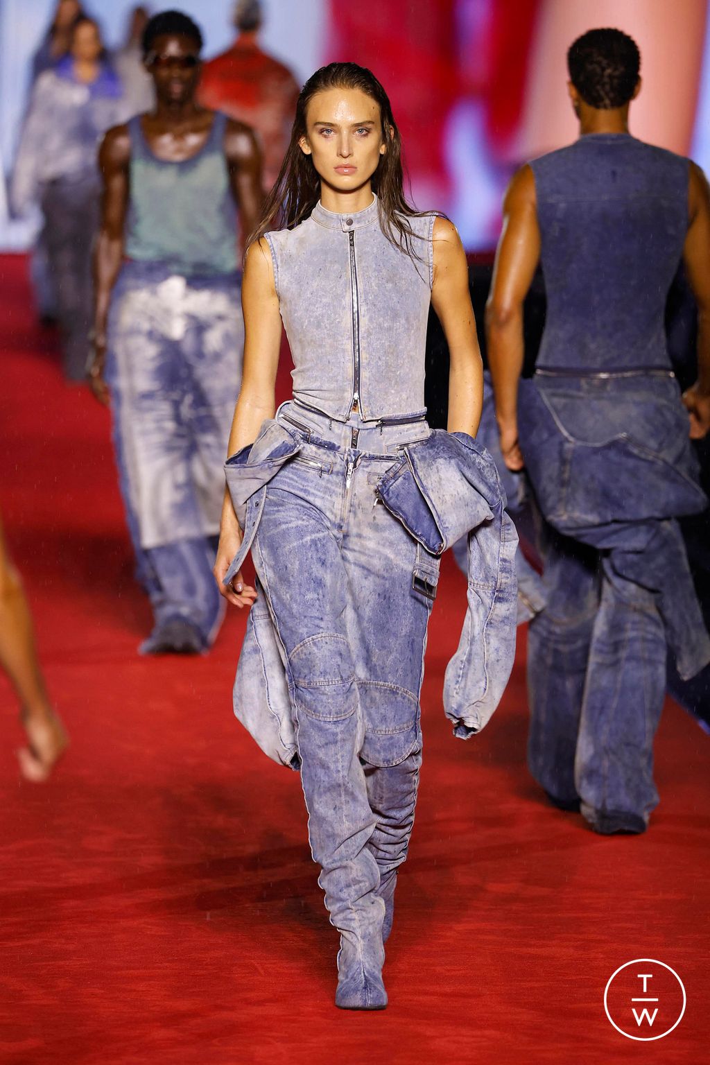 Fashion Week Milan Spring/Summer 2024 look 14 from the DIESEL collection 女装