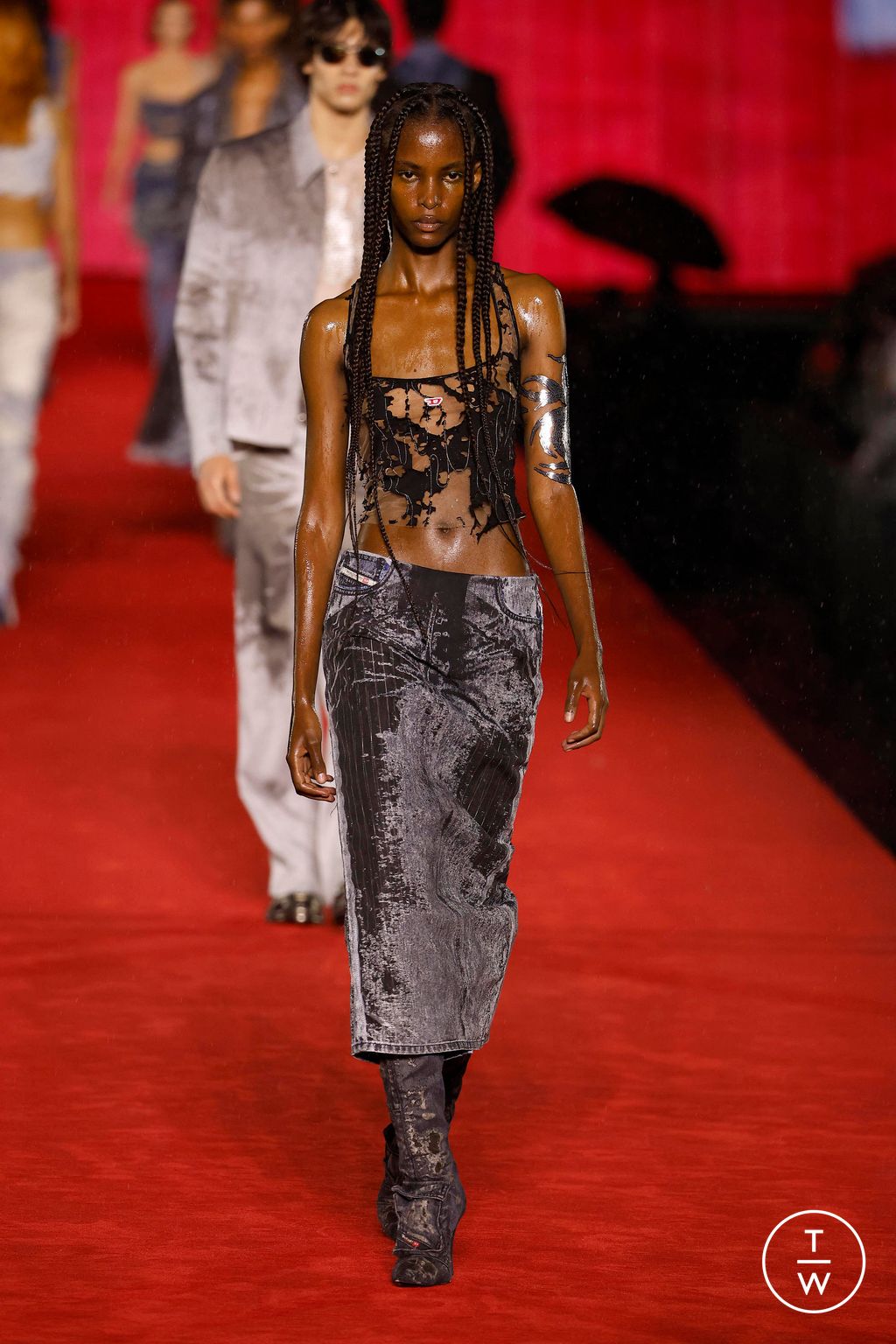 Fashion Week Milan Spring/Summer 2024 look 23 from the DIESEL collection 女装