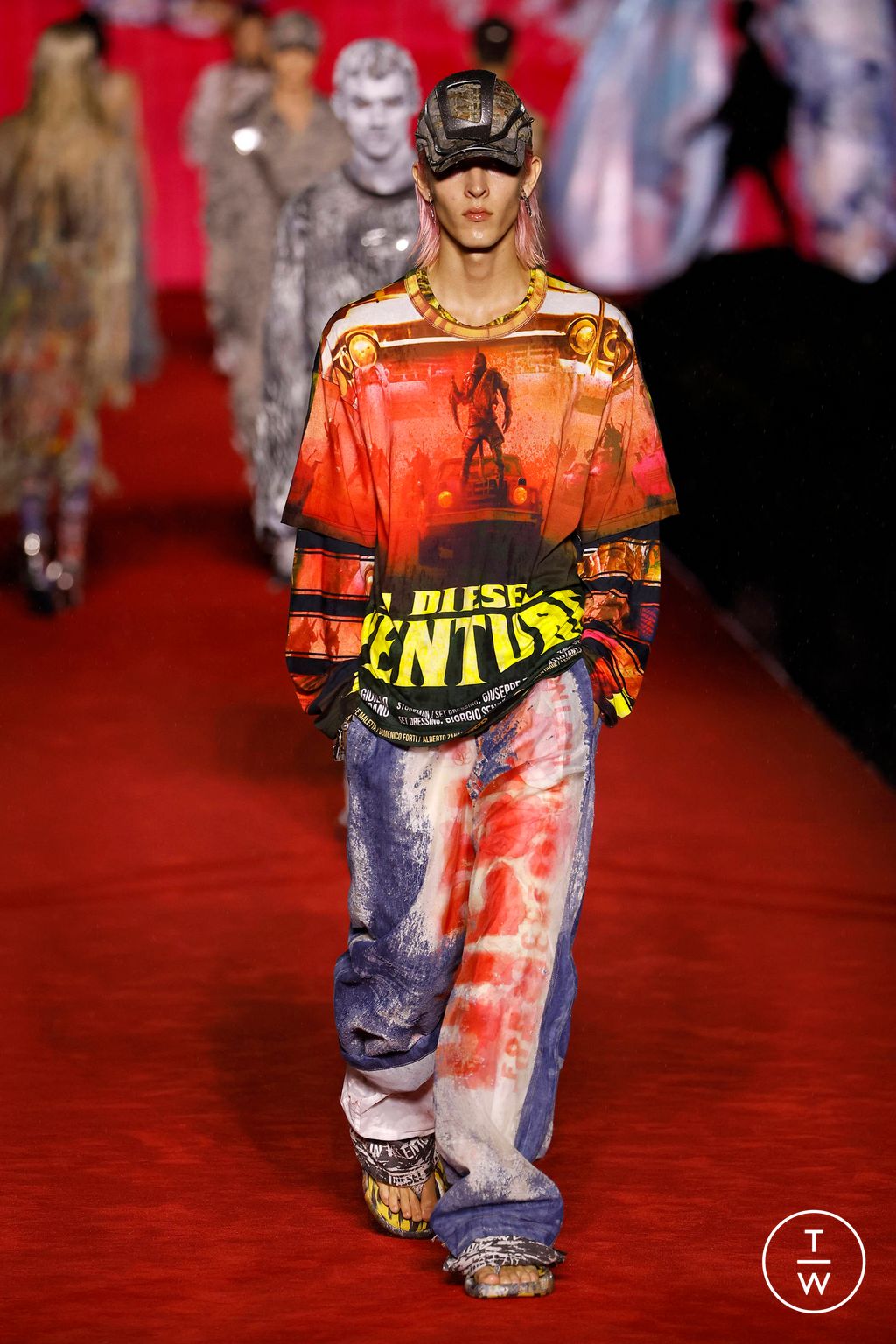 Fashion Week Milan Spring/Summer 2024 look 39 from the DIESEL collection womenswear