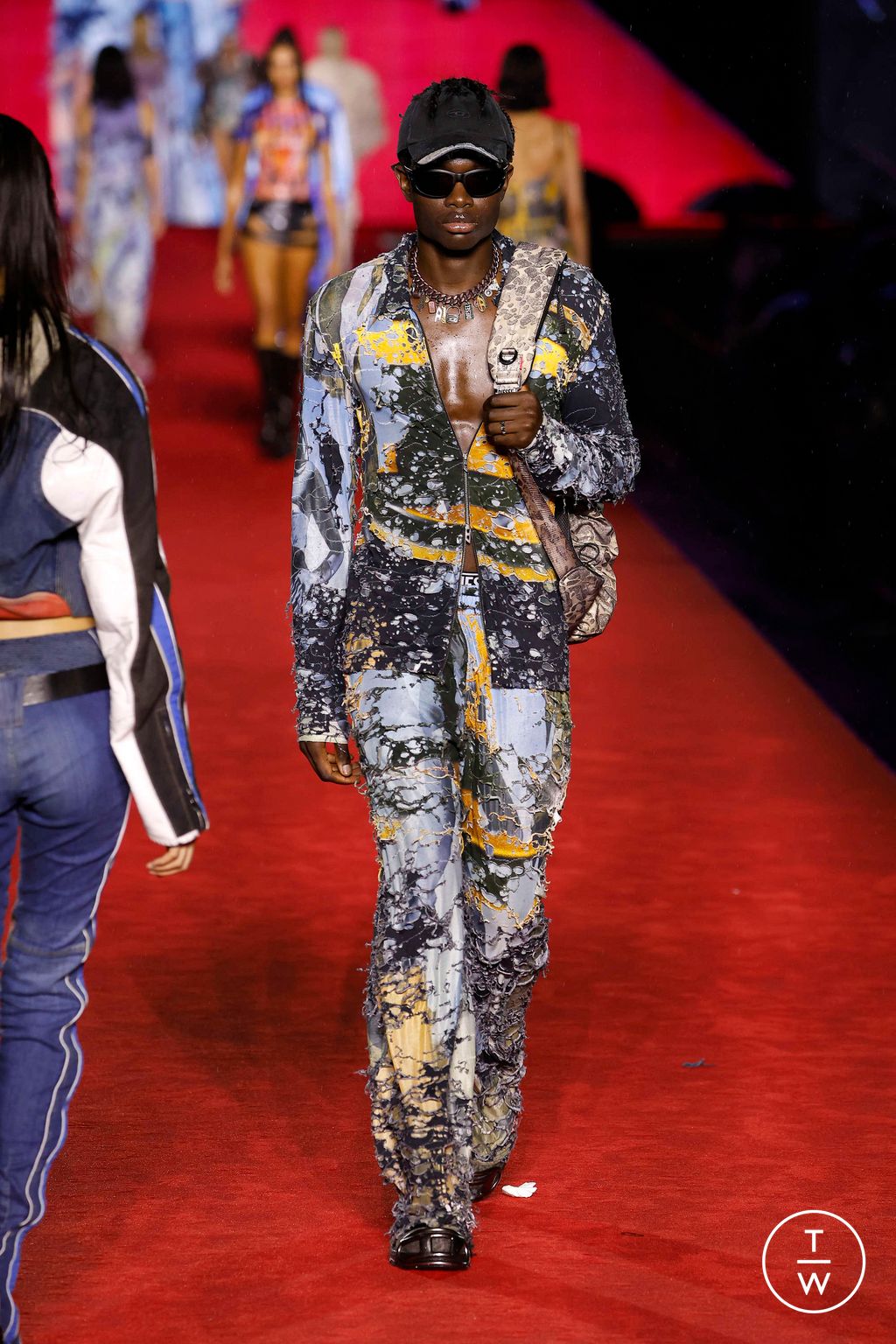 Fashion Week Milan Spring/Summer 2024 look 60 from the DIESEL collection womenswear
