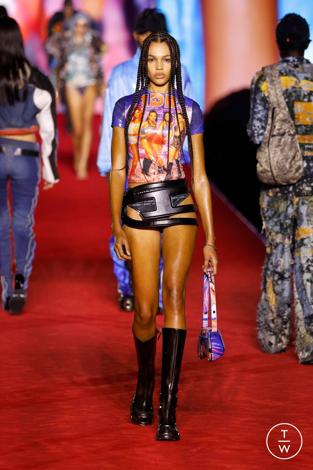 Fashion Week Milan Spring/Summer 2024 look 61 from the DIESEL collection womenswear
