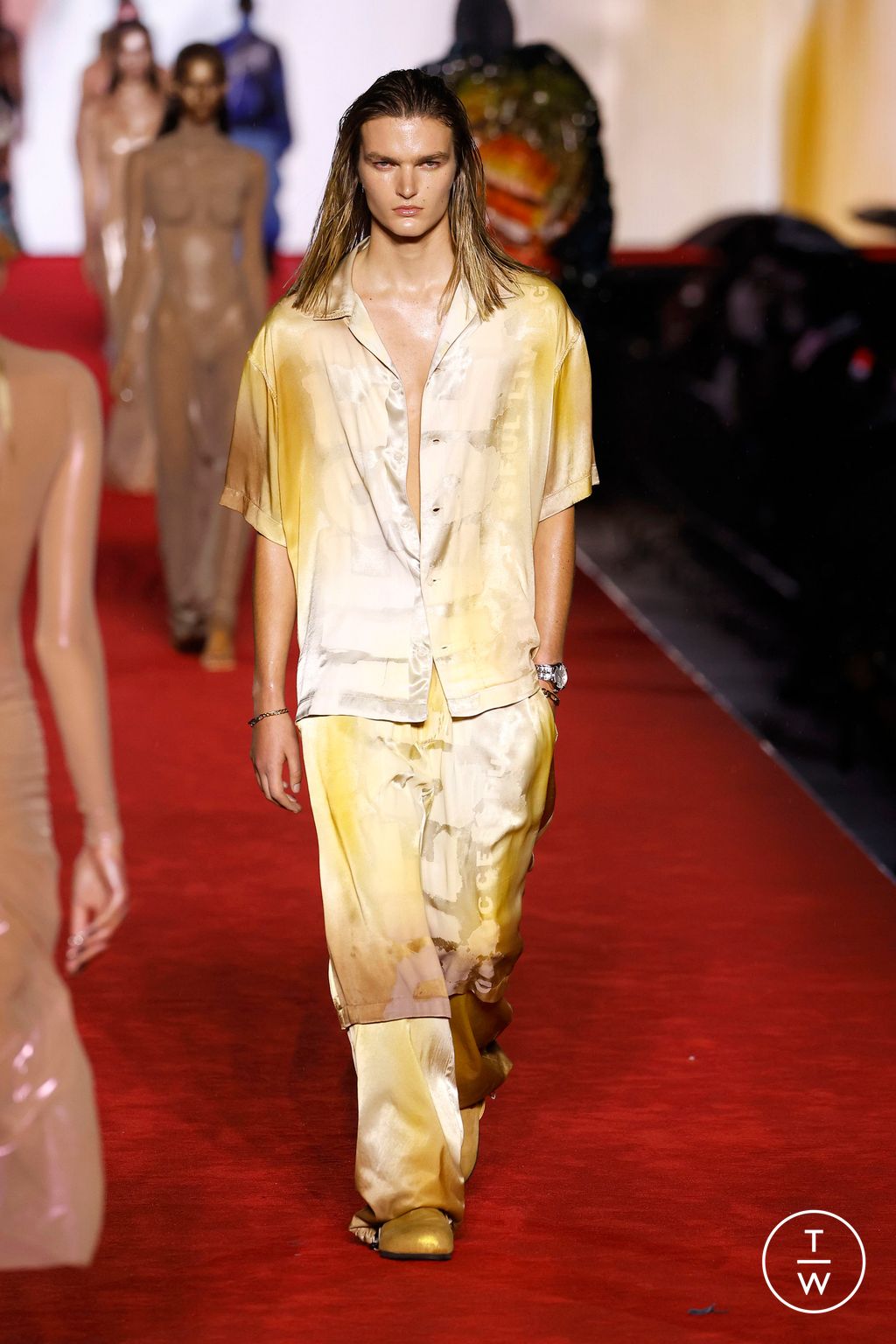 Fashion Week Milan Spring/Summer 2024 look 66 from the DIESEL collection womenswear