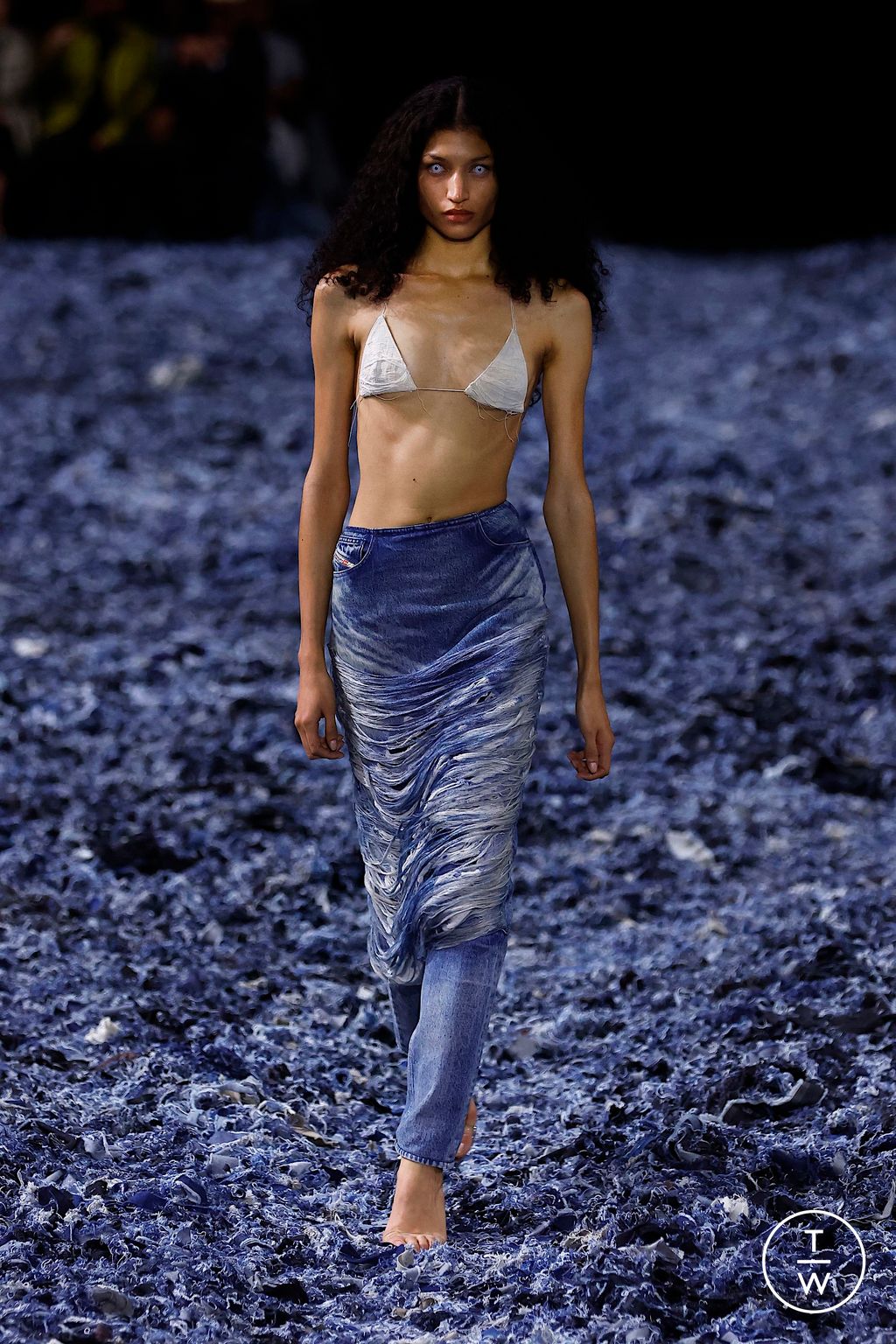 Fashion Week Milan Spring/Summer 2025 look 4 from the DIESEL collection womenswear