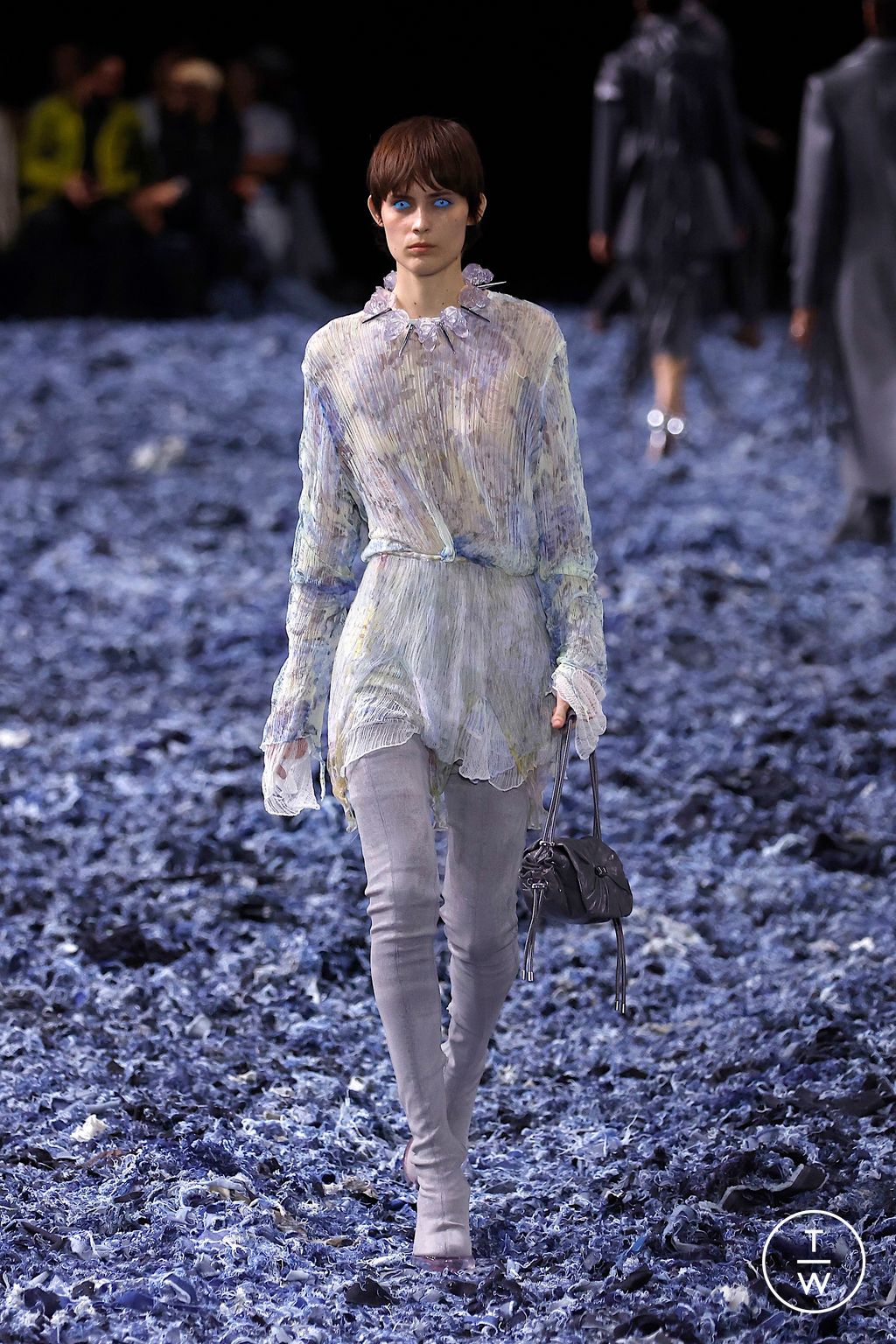 Fashion Week Milan Spring-Summer 2025 look 32 from the DIESEL collection womenswear