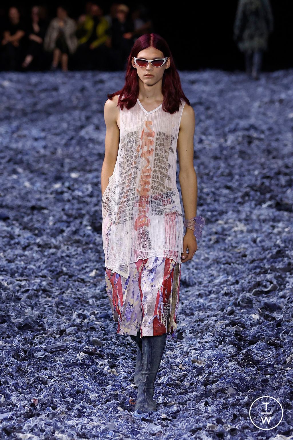 Fashion Week Milan Spring/Summer 2025 look 40 from the DIESEL collection 女装