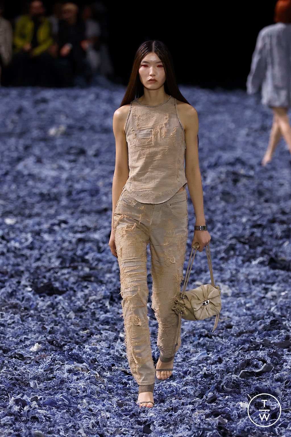 Fashion Week Milan Spring/Summer 2025 look 41 from the DIESEL collection 女装