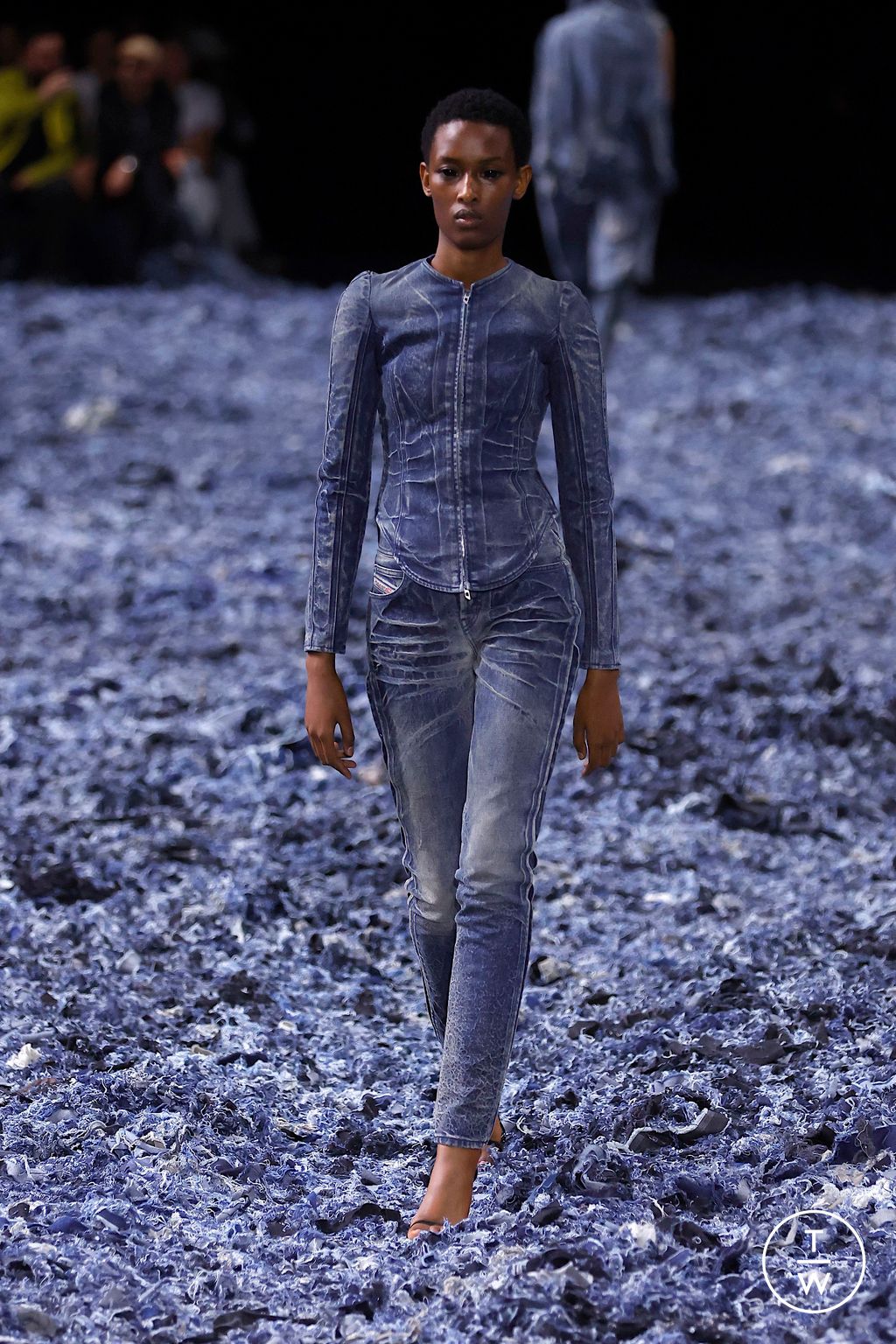 Fashion Week Milan Spring/Summer 2025 look 46 from the DIESEL collection womenswear