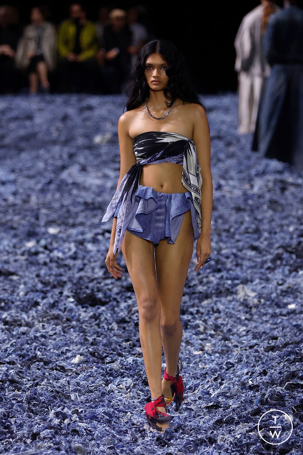 Fashion Week Milan Spring/Summer 2025 look 66 from the DIESEL collection 女装