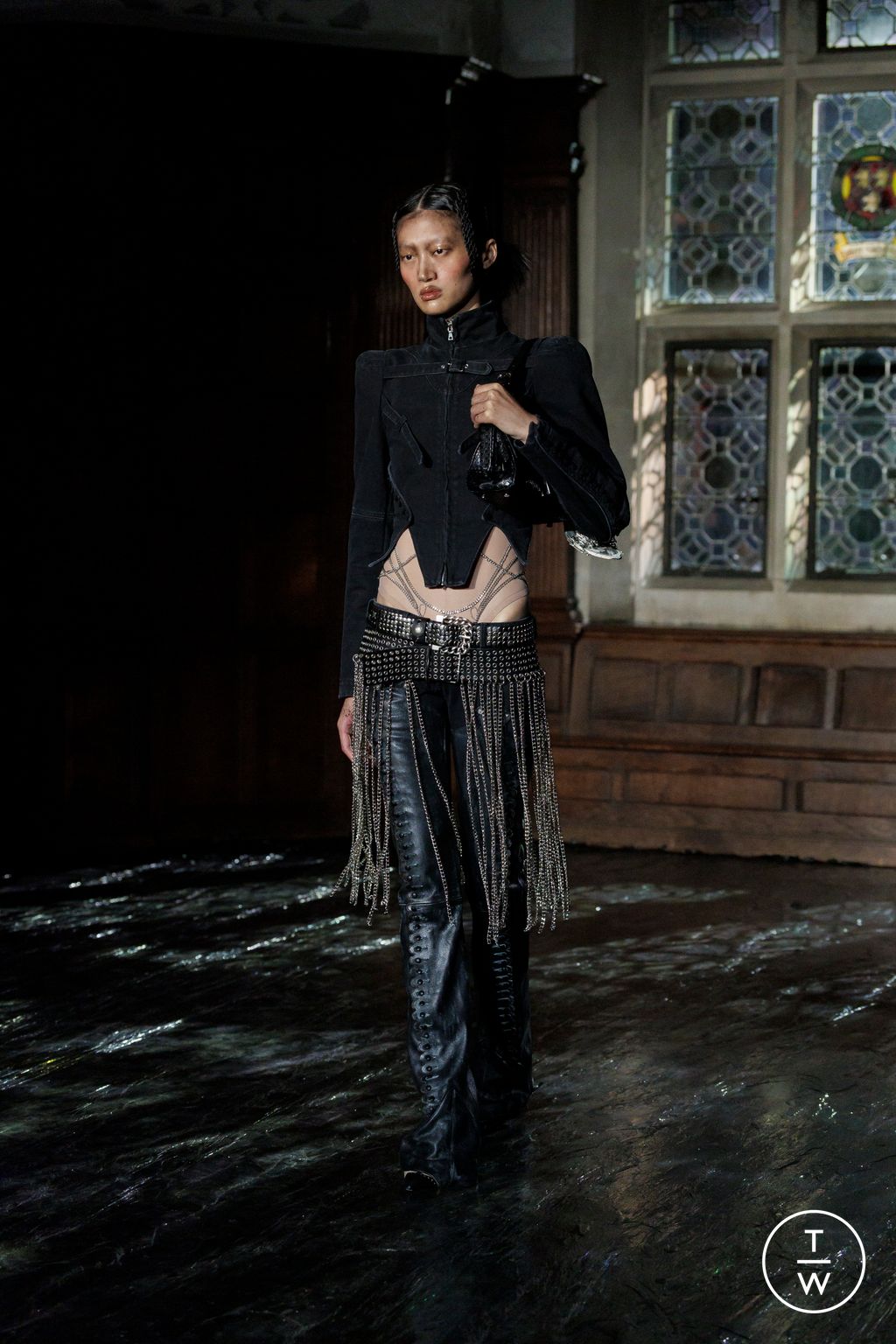 Fashion Week London Spring/Summer 2026 look 12 from the Dilara Findikoglu collection 女装