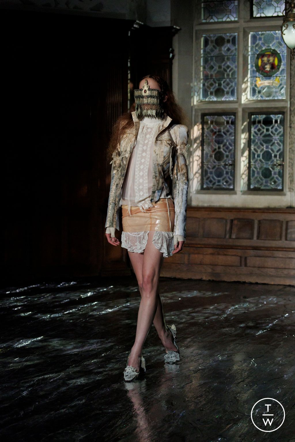 Fashion Week London Spring/Summer 2026 look 4 from the Dilara Findikoglu collection womenswear