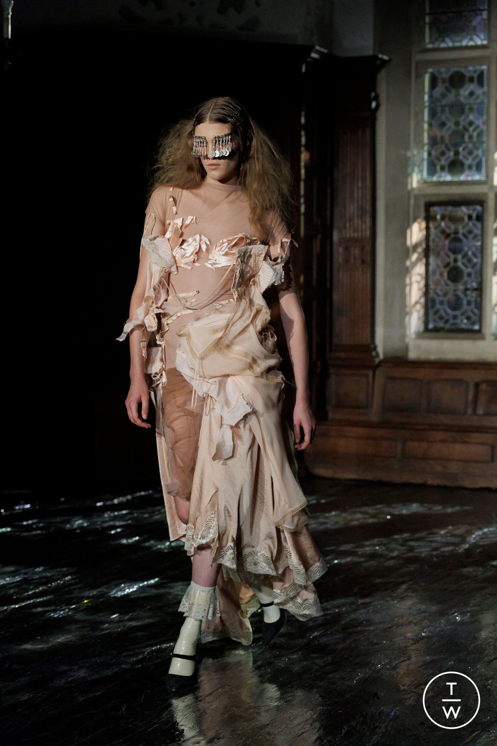 Fashion Week London Spring/Summer 2026 look 6 from the Dilara Findikoglu collection 女装