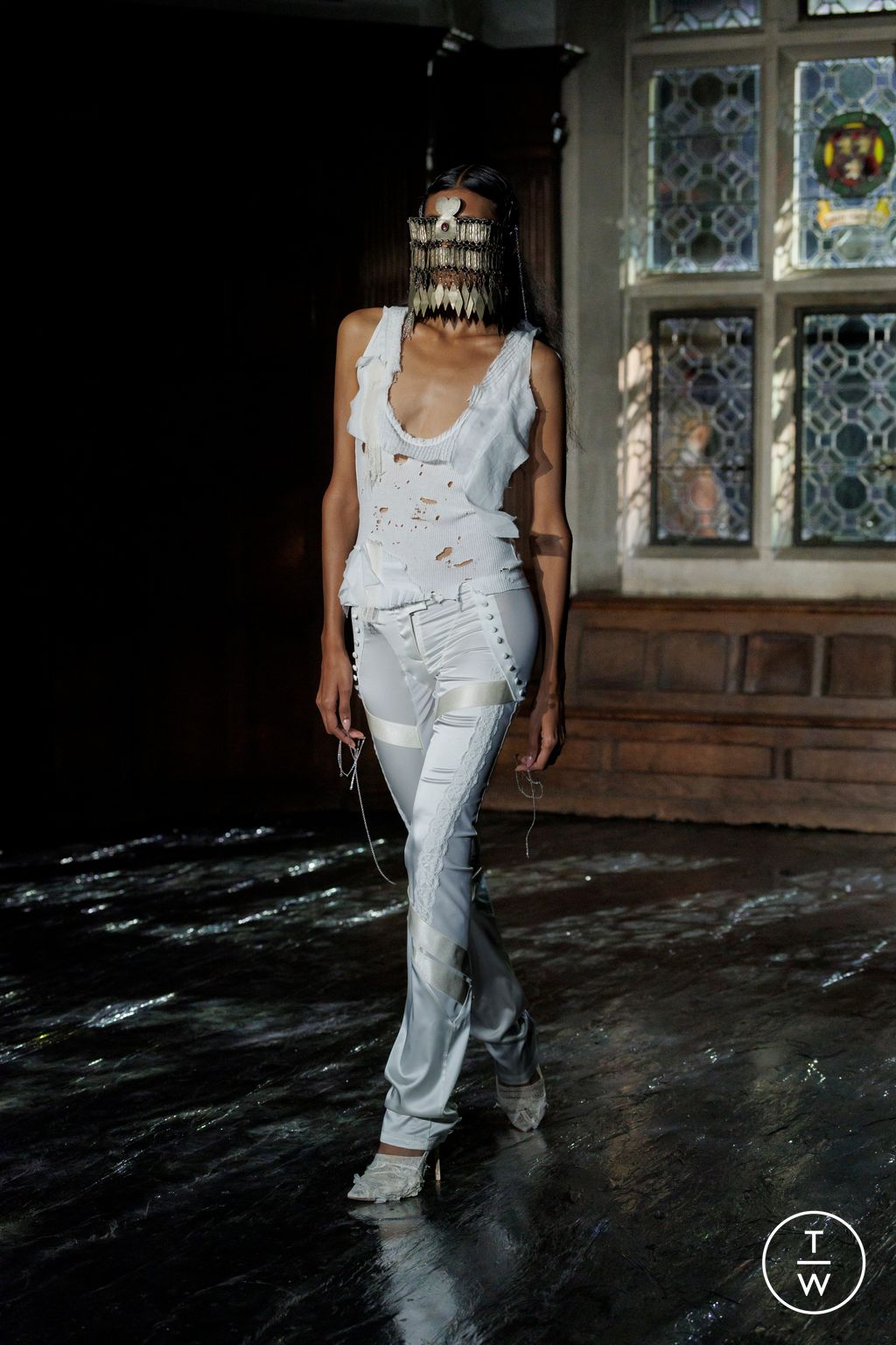 Fashion Week London Spring/Summer 2026 look 8 from the Dilara Findikoglu collection womenswear