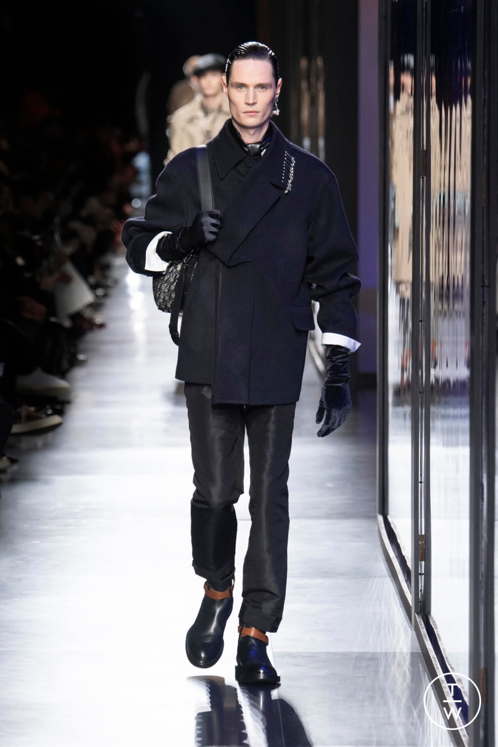 Fashion Week Paris Fall/Winter 2020 look 31 de la collection Dior Men menswear