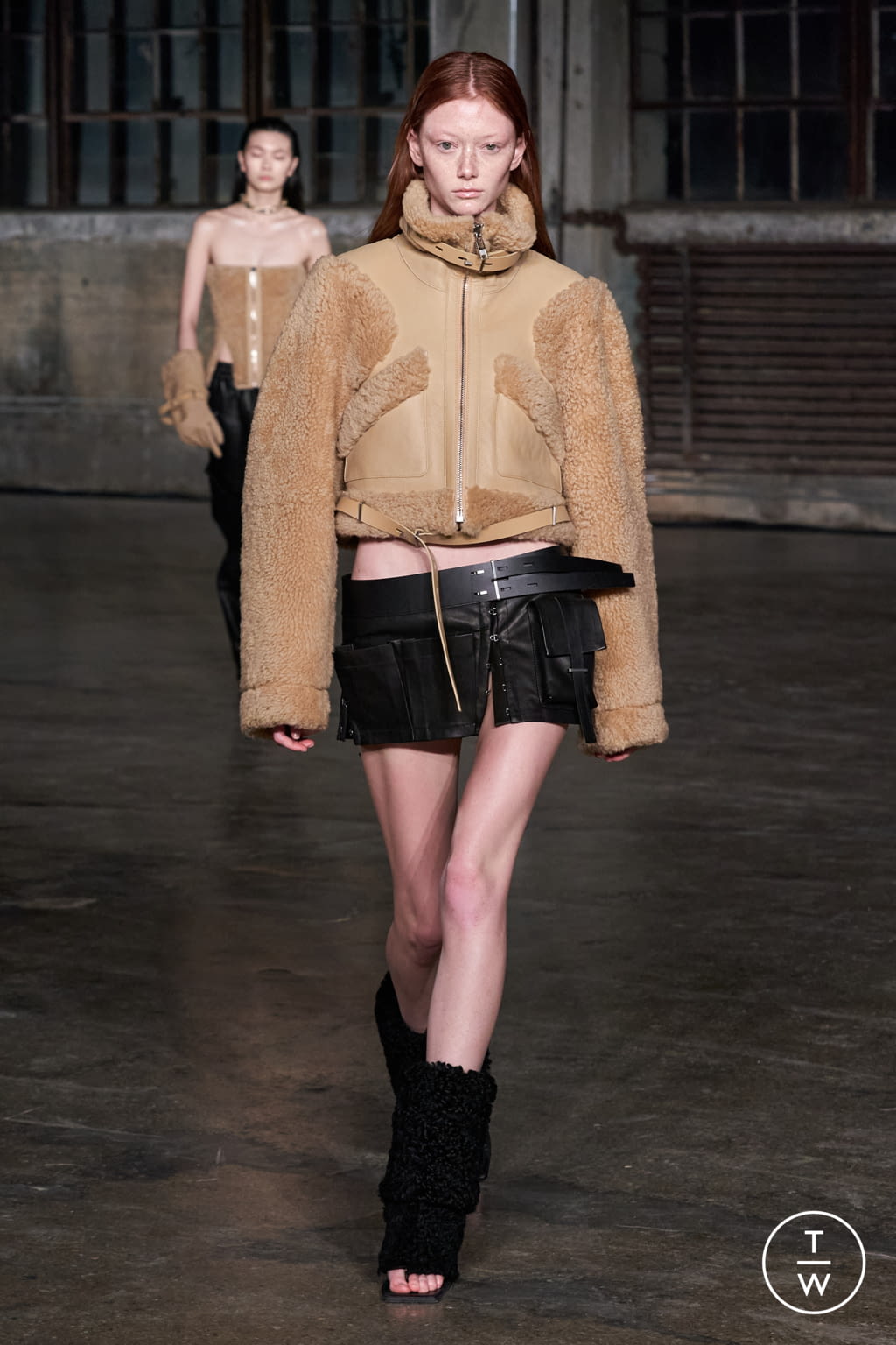 Fashion Week New York Fall/Winter 2022 look 2 de la collection Dion Lee womenswear