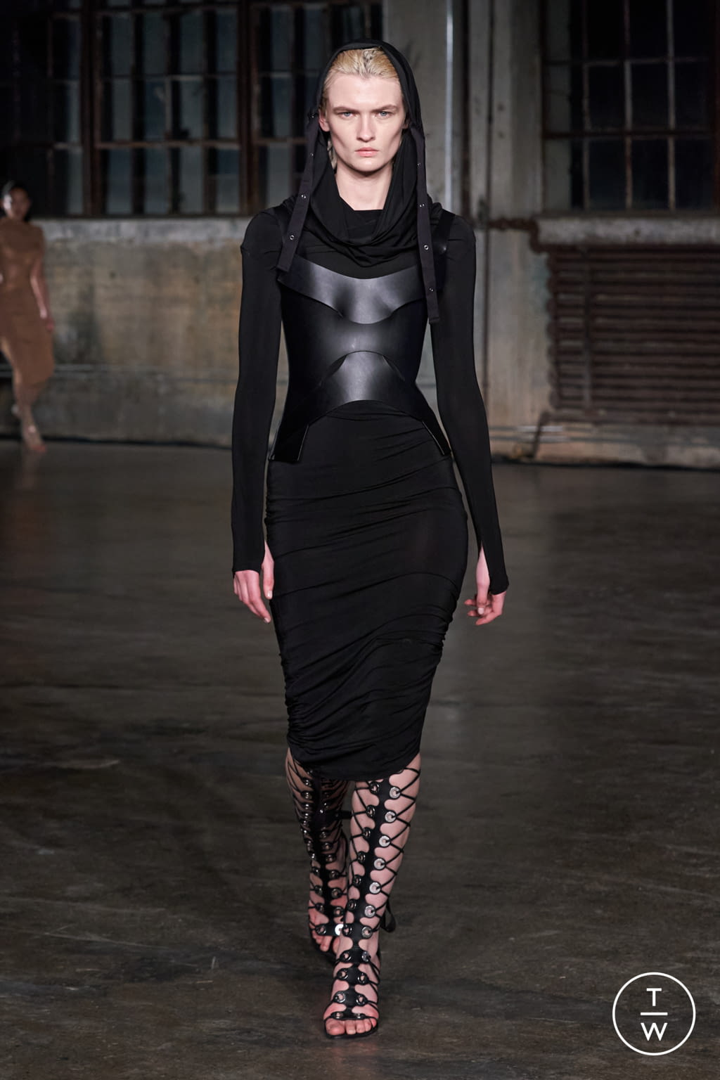 Fashion Week New York Fall/Winter 2022 look 7 de la collection Dion Lee womenswear