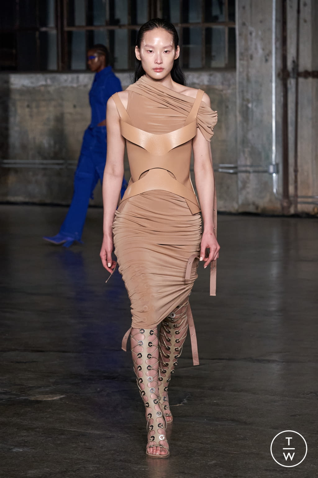 Fashion Week New York Fall/Winter 2022 look 8 de la collection Dion Lee womenswear
