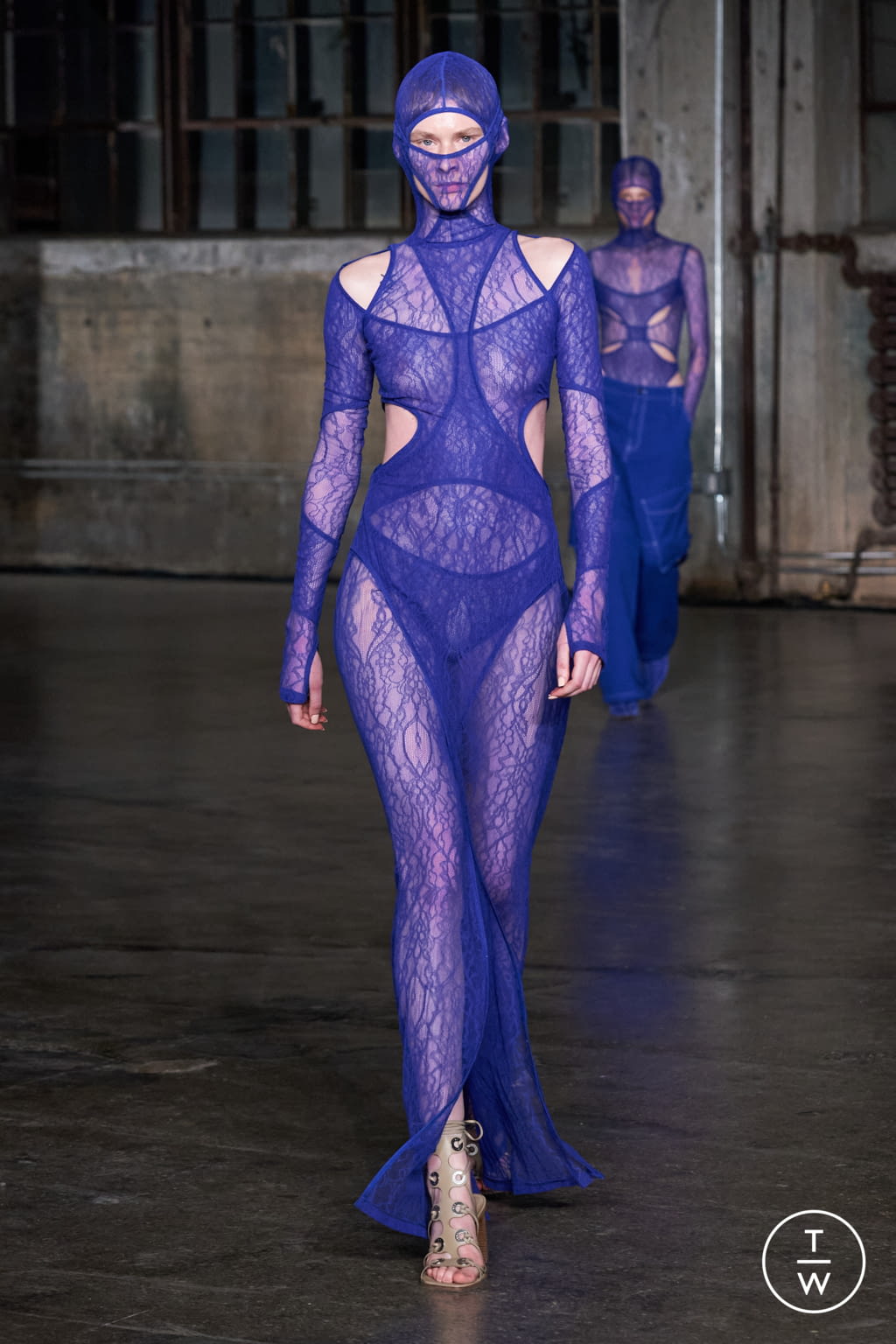 Fashion Week New York Fall/Winter 2022 look 13 de la collection Dion Lee womenswear
