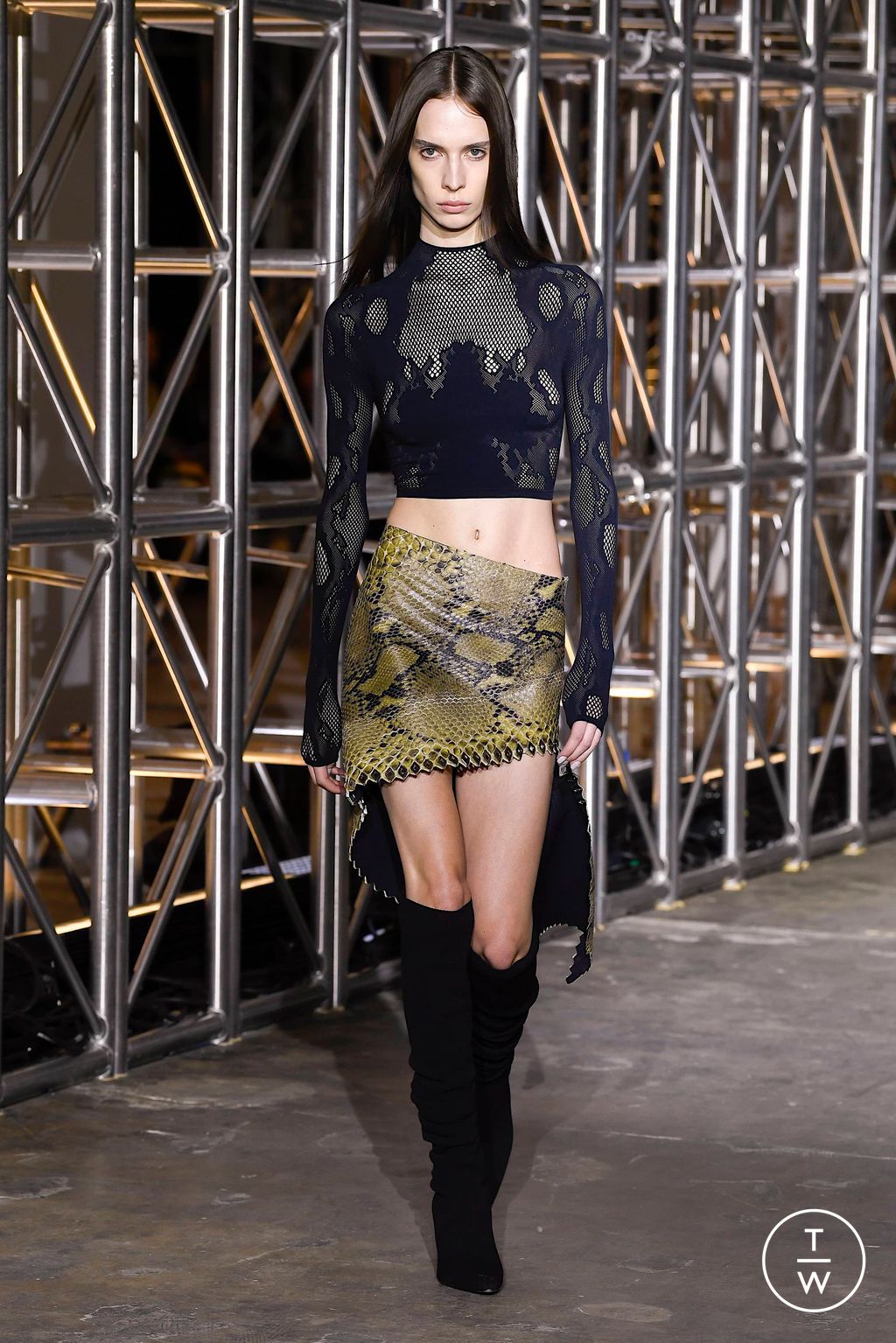 Fashion Week New York Fall/Winter 2023 look 9 de la collection Dion Lee womenswear