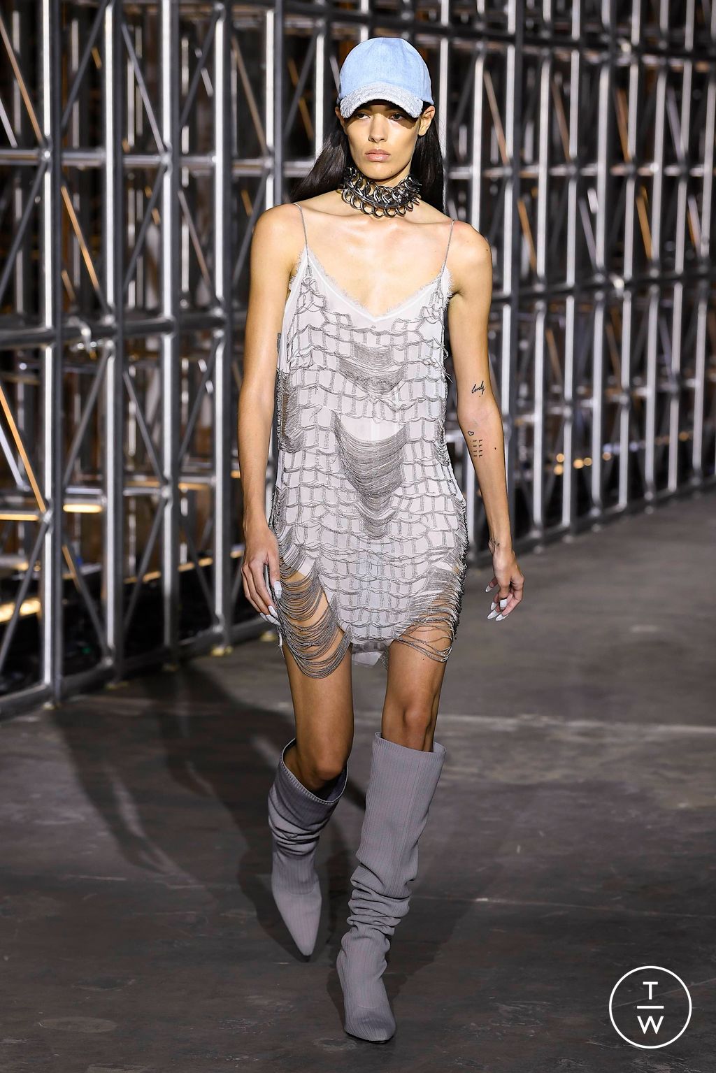 Fashion Week New York Fall/Winter 2023 look 17 from the Dion Lee collection womenswear