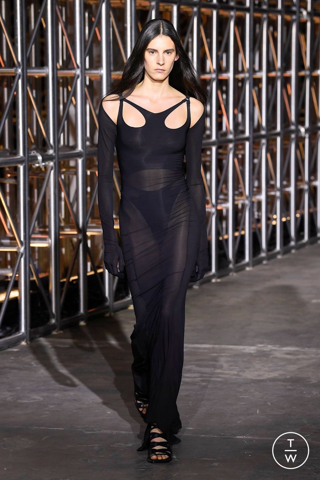 Fashion Week New York Fall/Winter 2023 look 40 from the Dion Lee collection 女装