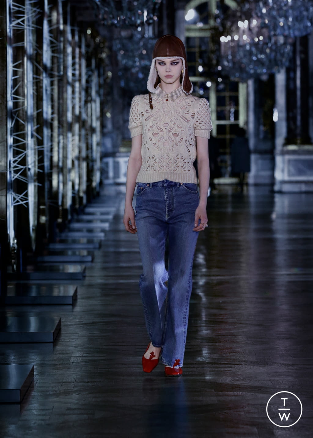 Fashion Week Paris Fall/Winter 2021 look 19 de la collection Christian Dior womenswear