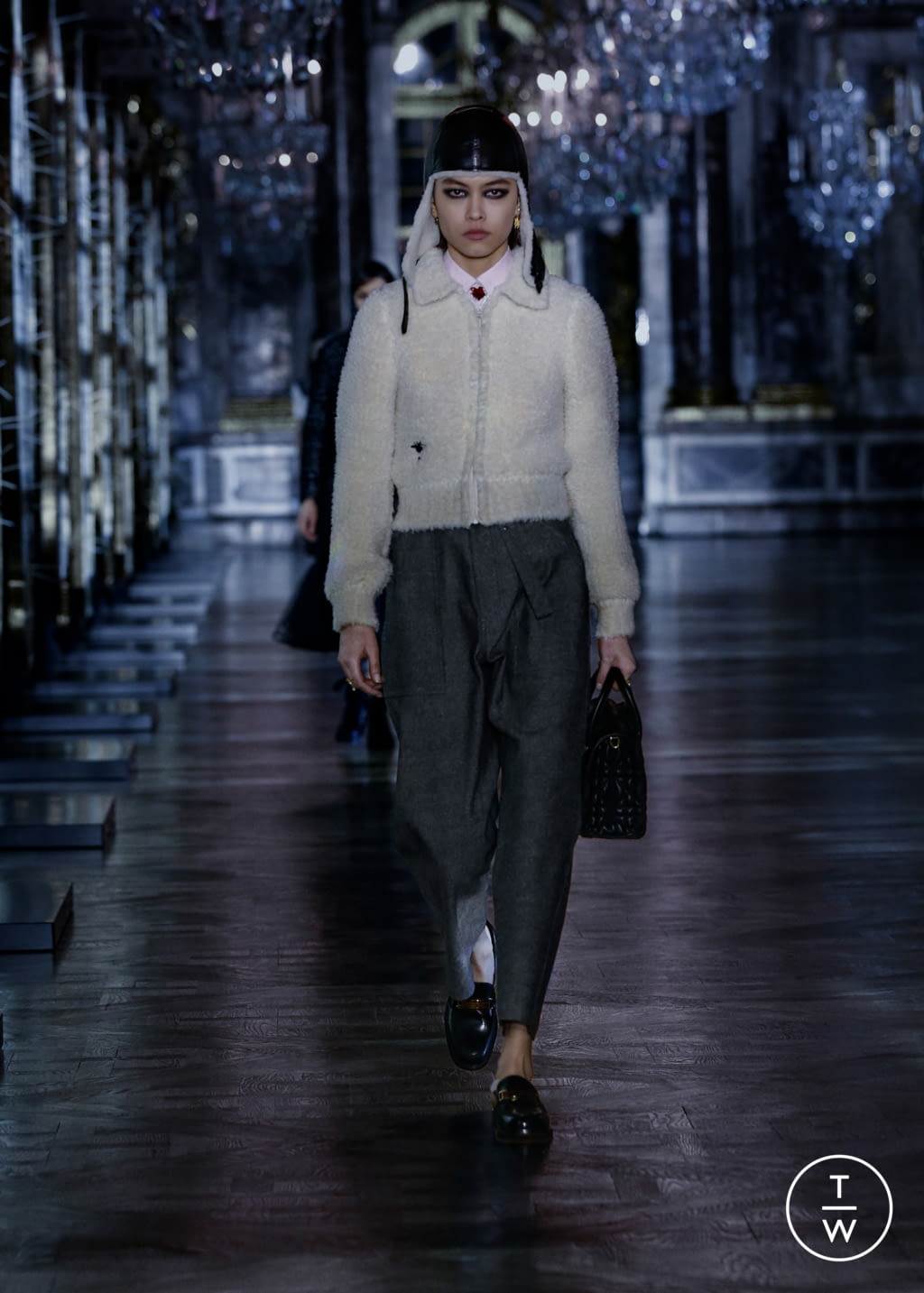 Fashion Week Paris Fall/Winter 2021 look 21 de la collection Christian Dior womenswear
