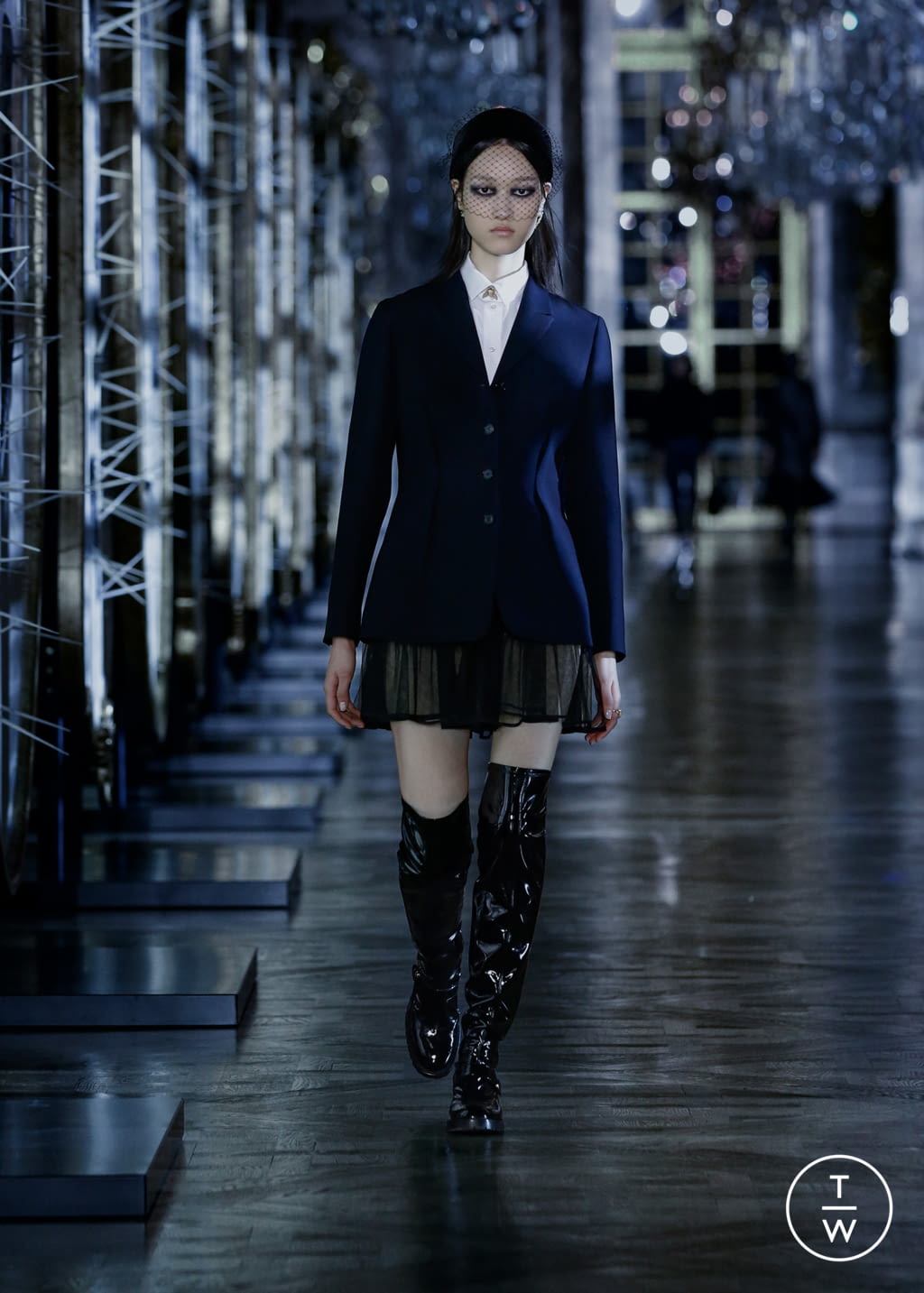 Fashion Week Paris Fall/Winter 2021 look 26 de la collection Christian Dior womenswear