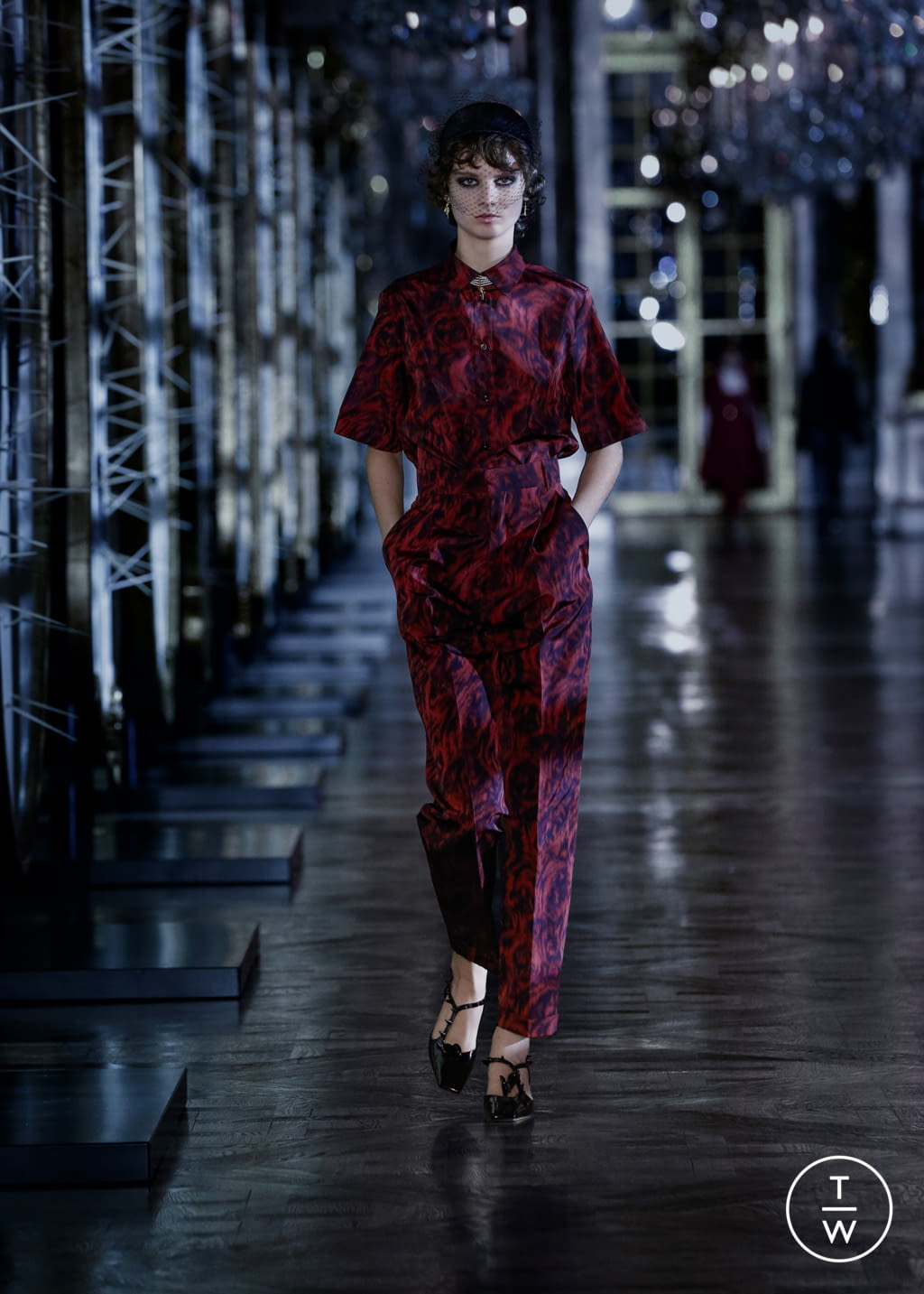 Fashion Week Paris Fall/Winter 2021 look 30 de la collection Christian Dior womenswear