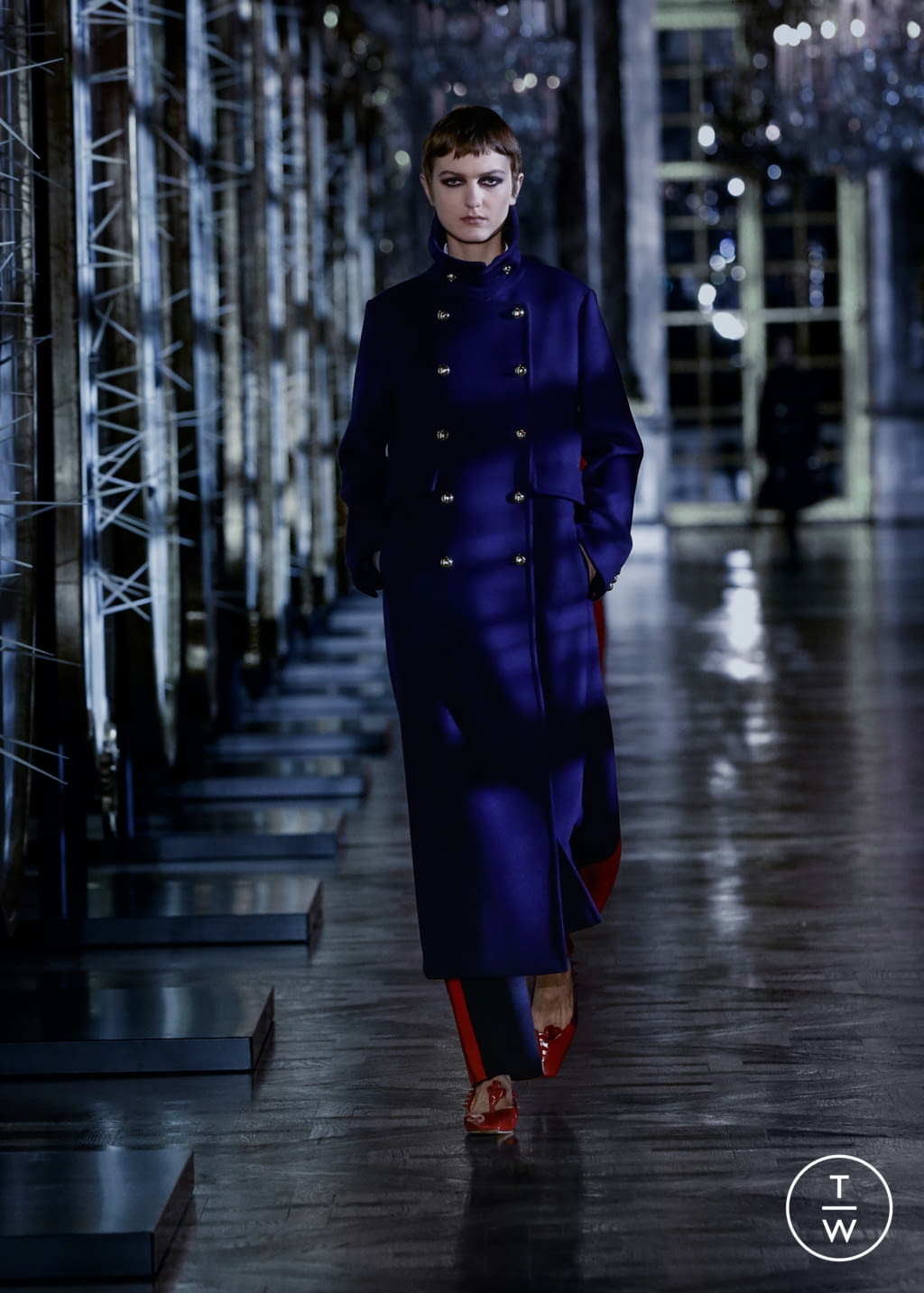 Fashion Week Paris Fall/Winter 2021 look 31 from the Christian Dior collection 女装