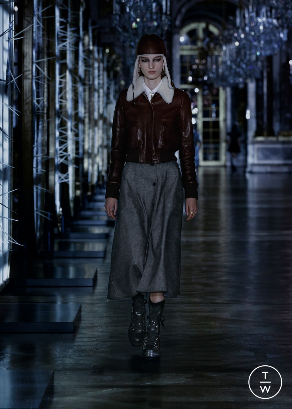 Fashion Week Paris Fall/Winter 2021 look 9 de la collection Christian Dior womenswear