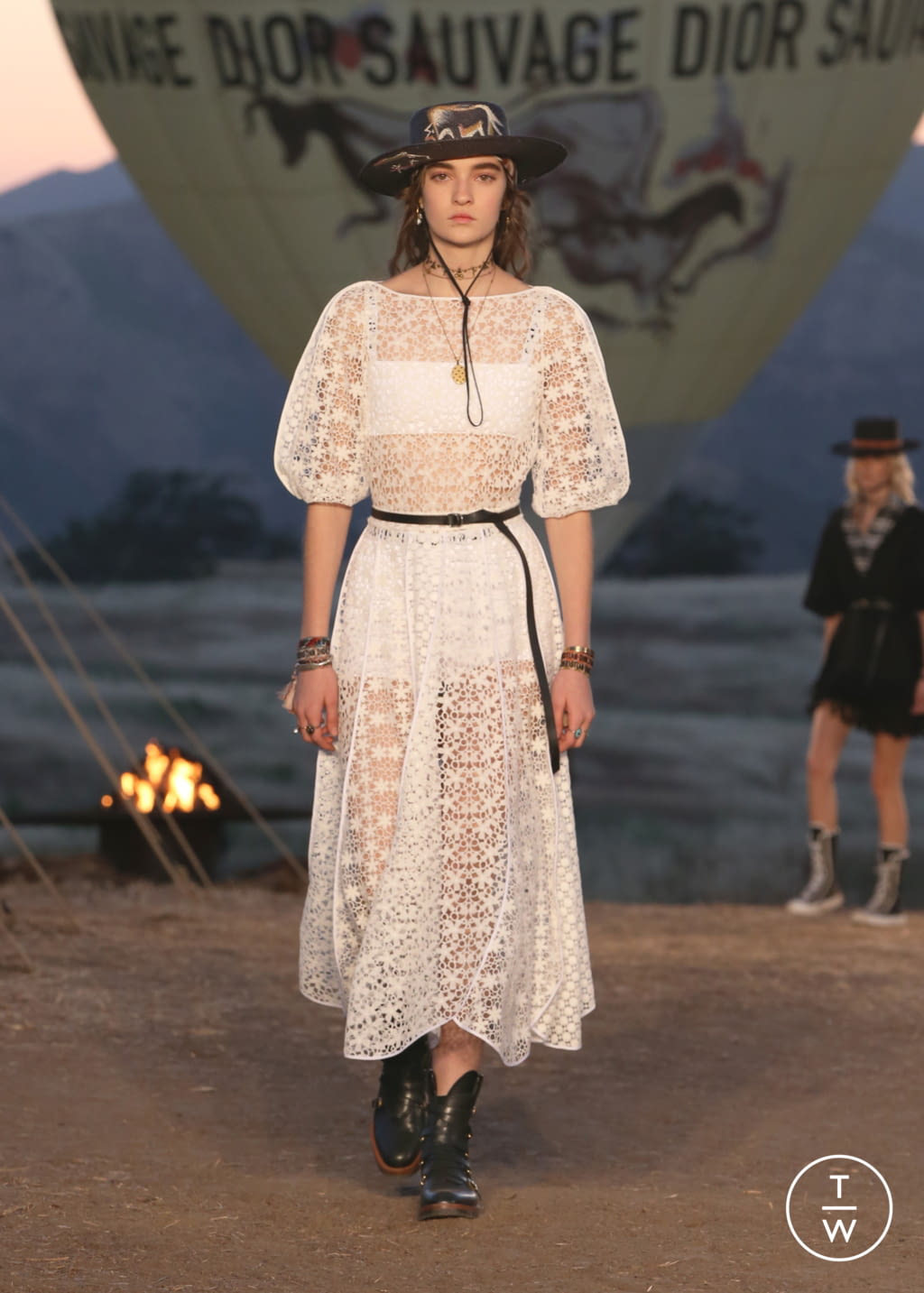 Fashion Week Paris Resort 2018 look 66 from the Christian Dior collection womenswear