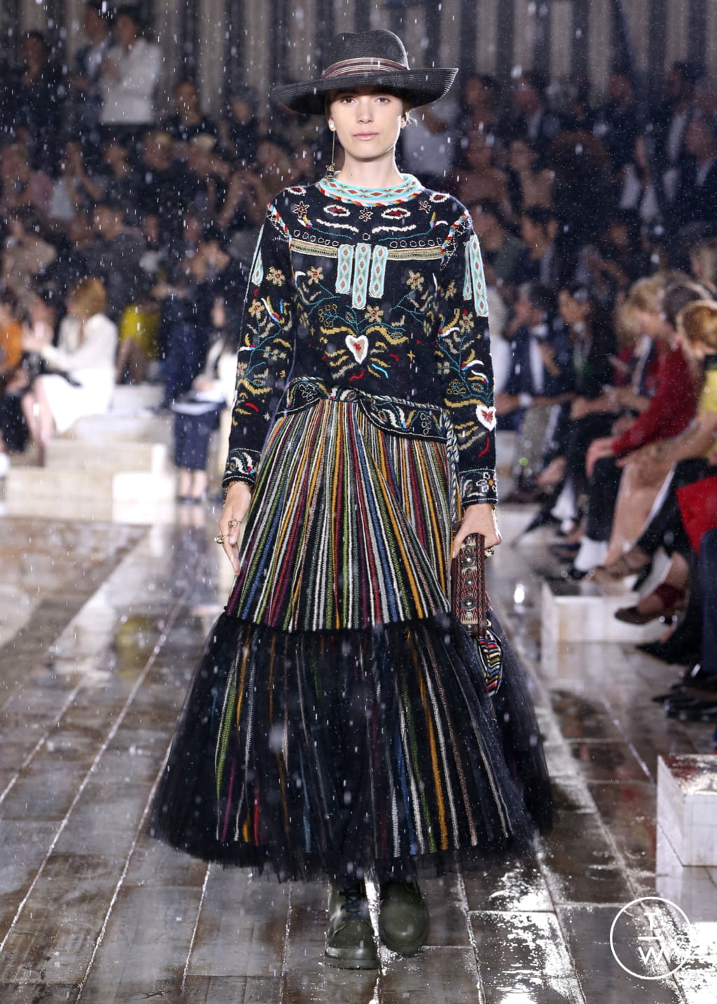 Fashion Week Paris Resort 2019 look 22 from the Christian Dior collection 女装
