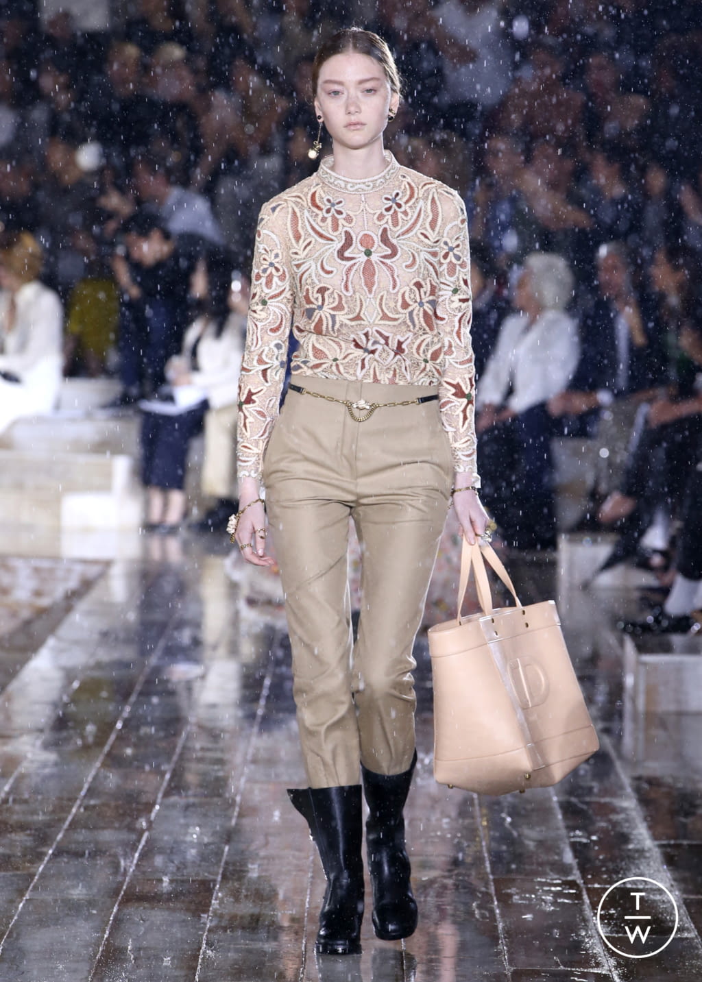 Fashion Week Paris Resort 2019 look 5 from the Christian Dior collection 女装