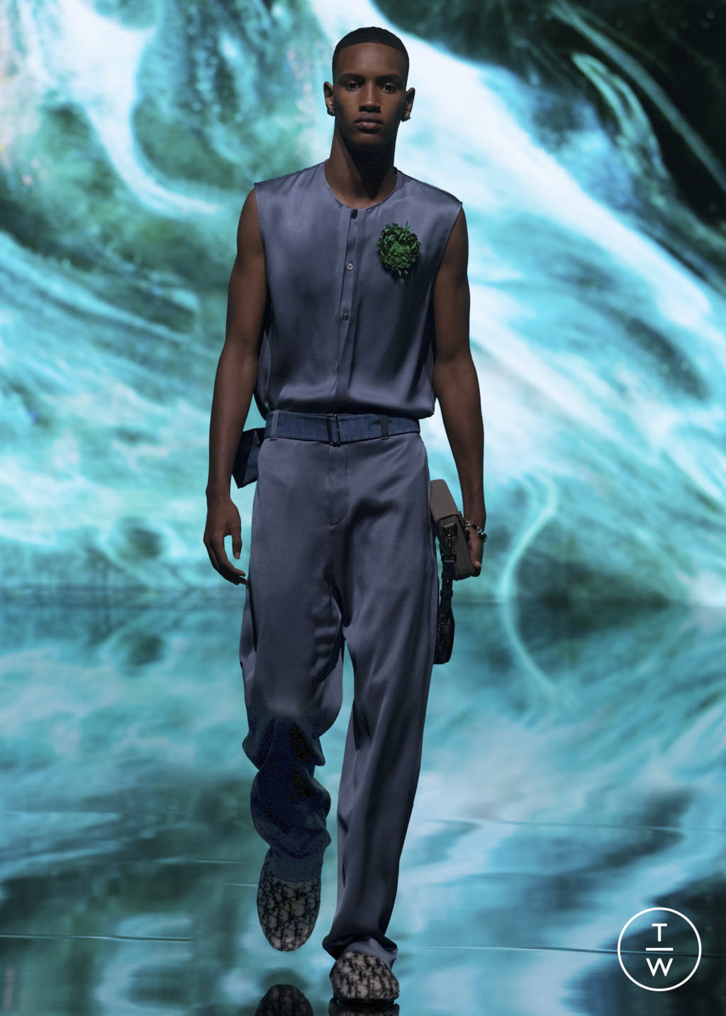 Fashion Week Paris Pre-Fall 2021 look 7 from the Dior Men collection 男装