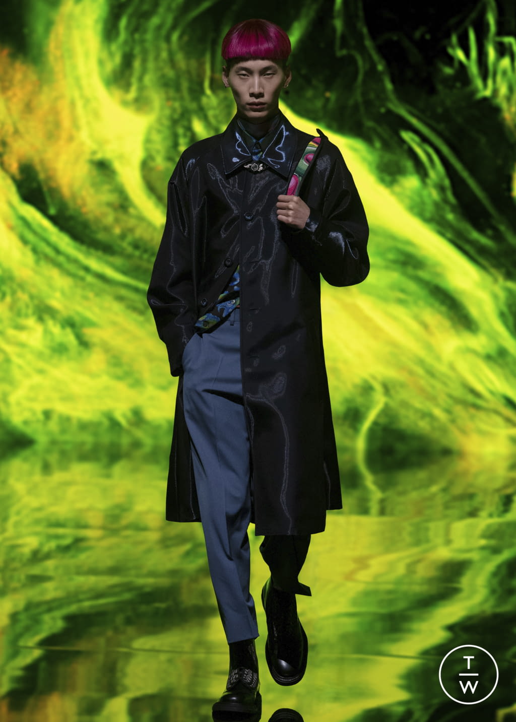 Fashion Week Paris Pre-Fall 2021 look 9 from the Dior Men collection menswear