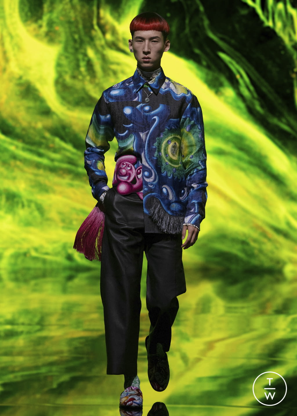 Fashion Week Paris Pre-Fall 2021 look 10 from the Dior Men collection menswear