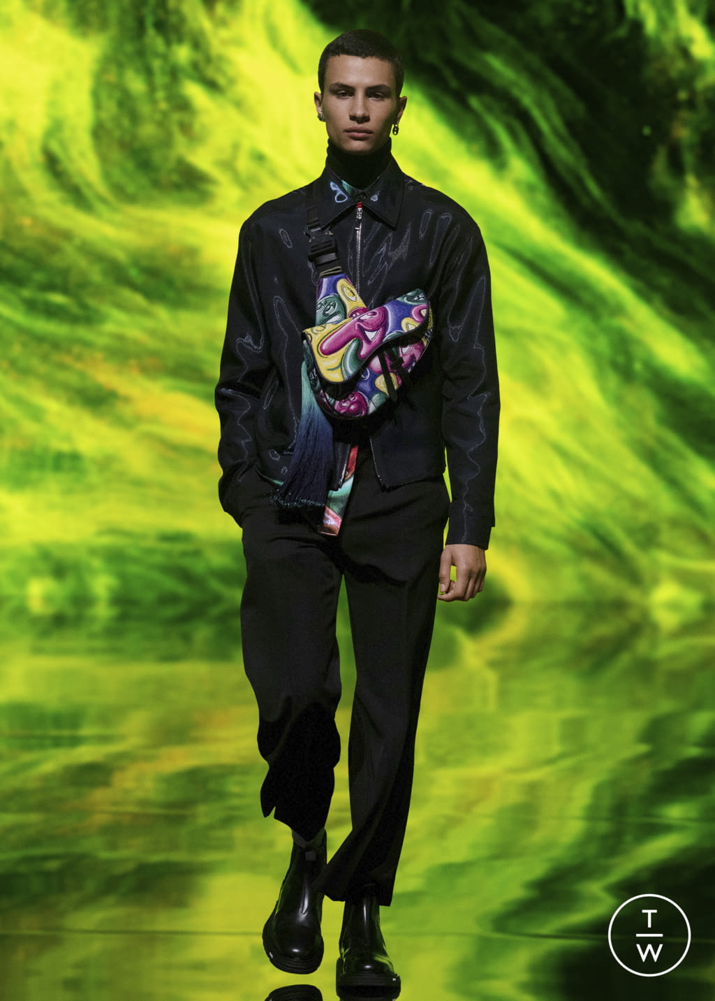 Fashion Week Paris Pre-Fall 2021 look 11 from the Dior Men collection menswear