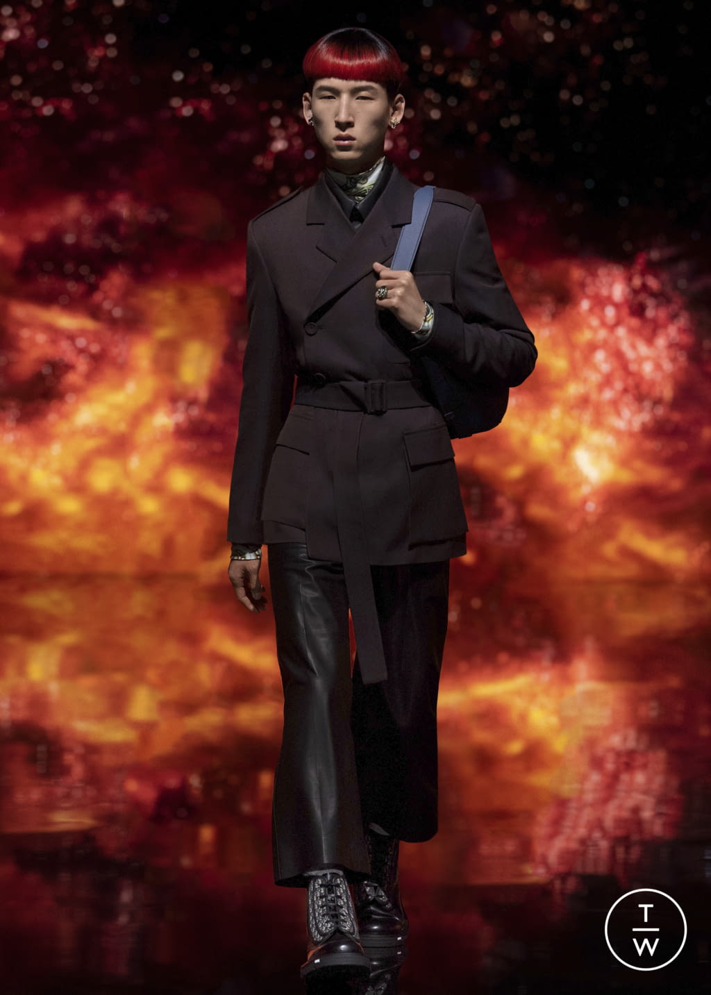 Fashion Week Paris Pre-Fall 2021 look 35 from the Dior Men collection menswear