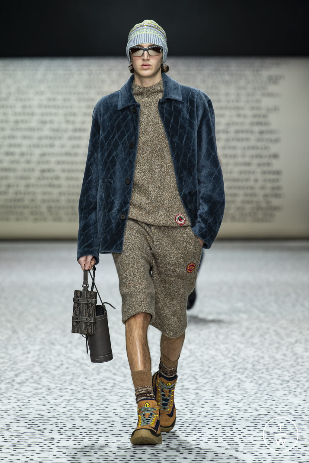 Fashion Week Paris Pre-Fall 2022 look 19 from the Dior Men collection 男装
