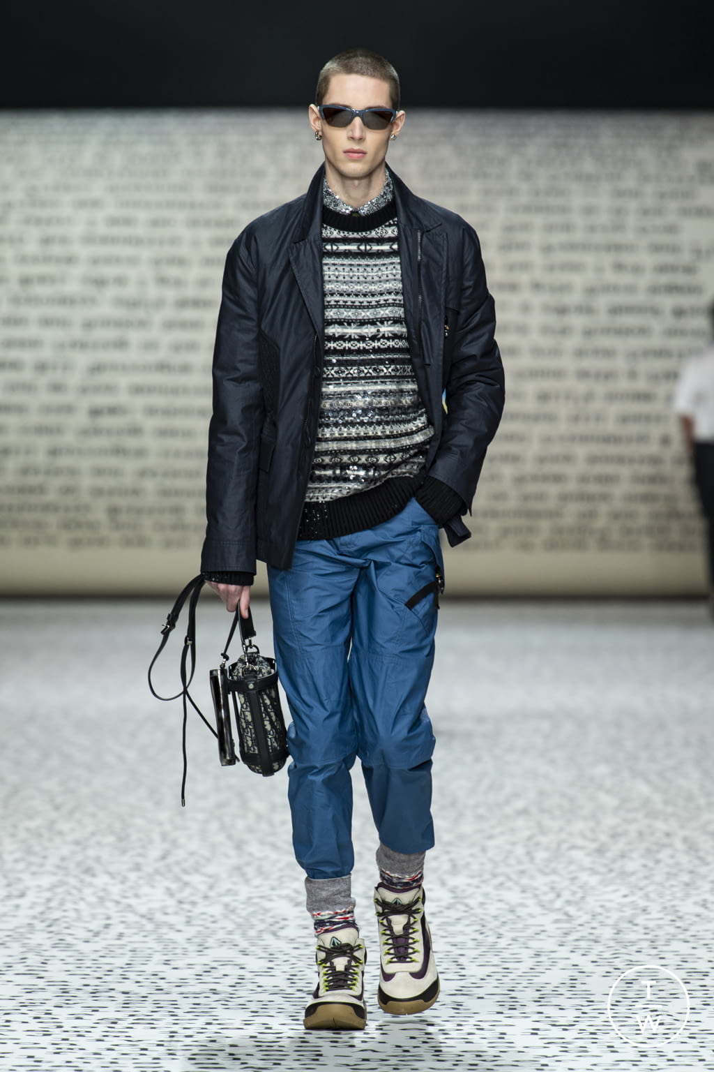 Fashion Week Paris Pre-Fall 2022 look 29 from the Dior Men collection 男装