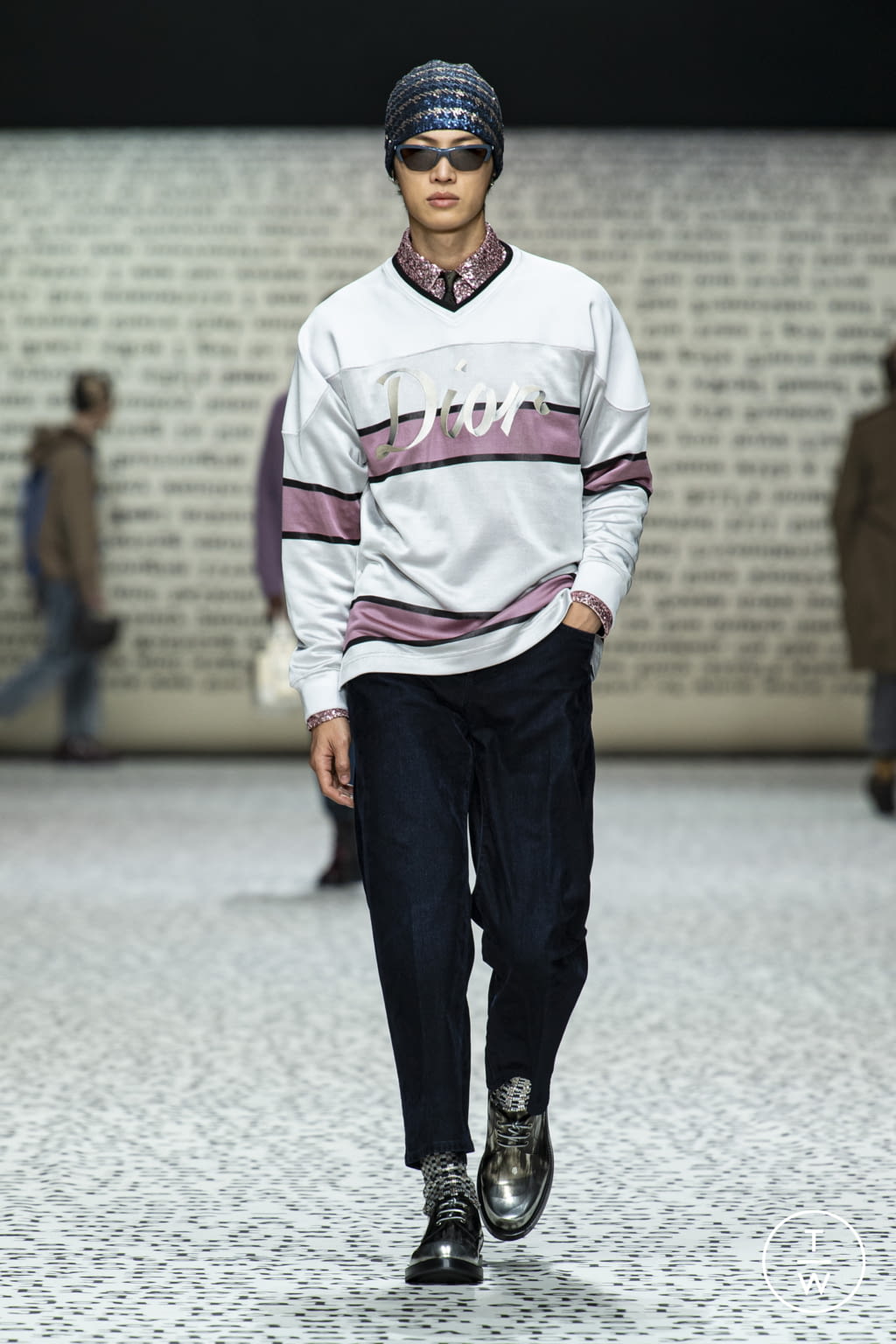 Fashion Week Paris Pre-Fall 2022 look 36 from the Dior Men collection 男装