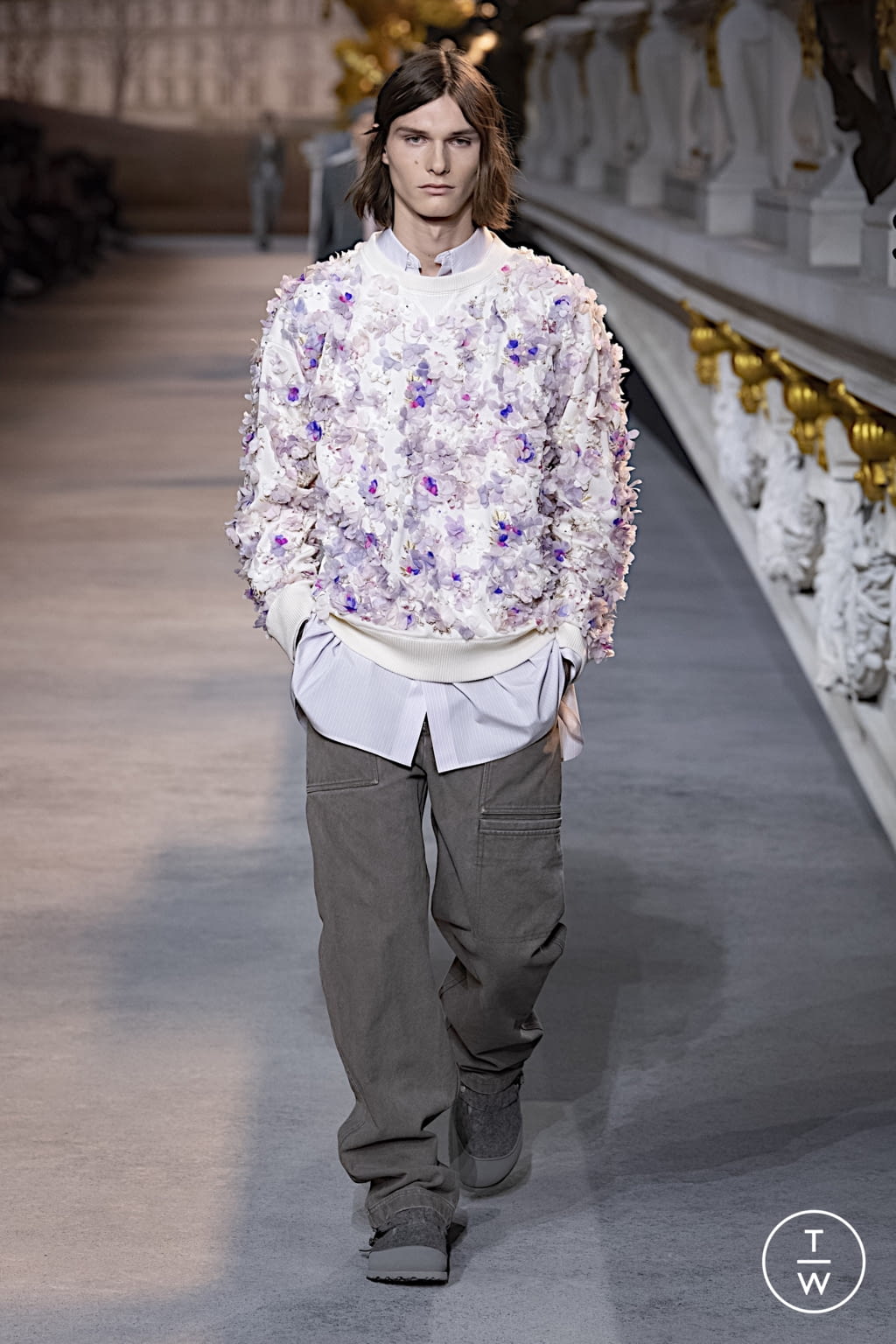 Fashion Week Paris Fall/Winter 2022 look 42 de la collection Dior Men menswear