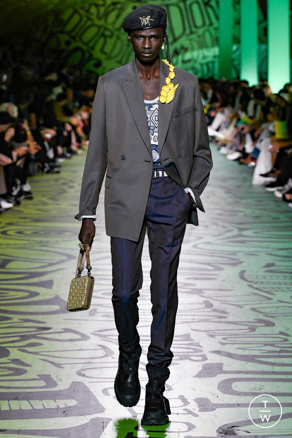 Fashion Week Paris Pre-Fall 2020 look 11 de la collection Dior Men menswear