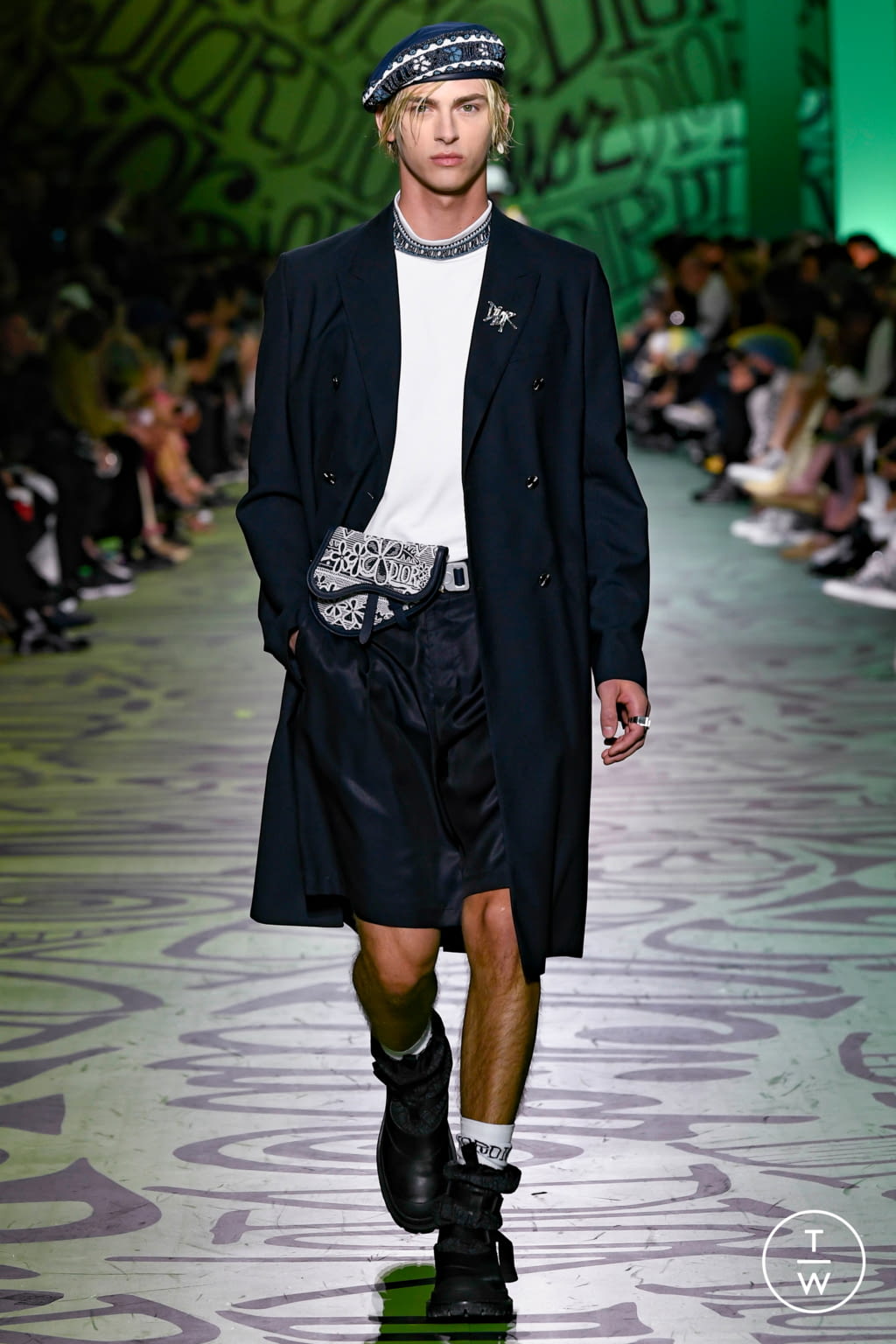 Fashion Week Paris Pre-Fall 2020 look 42 from the Dior Men collection menswear