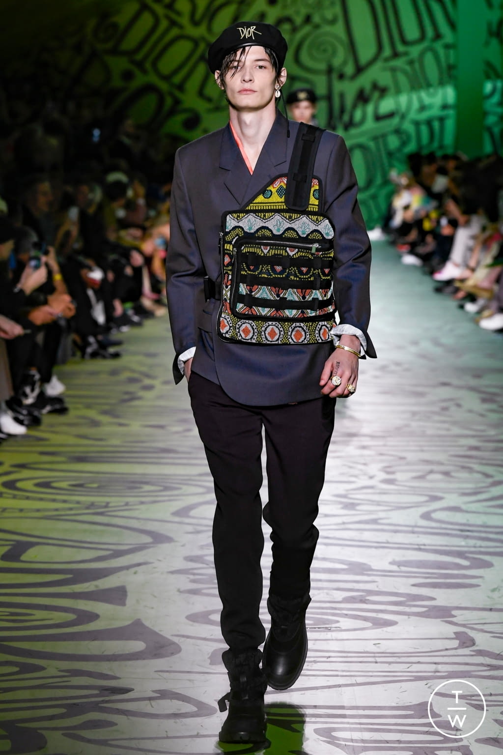 Fashion Week Paris Pre-Fall 2020 look 8 de la collection Dior Men menswear